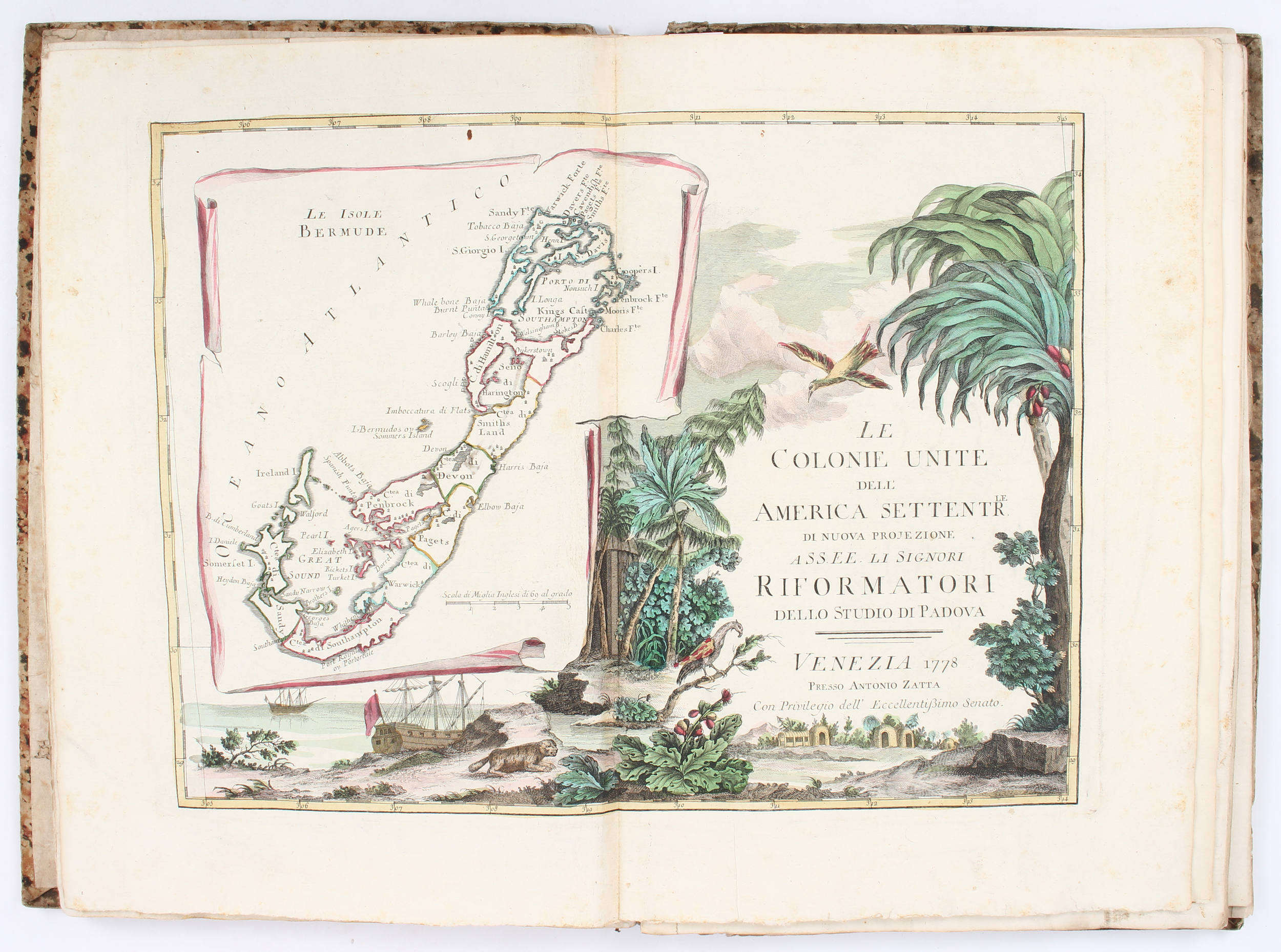 Zatta, Atlante novissimo. Fragment Bd. 4