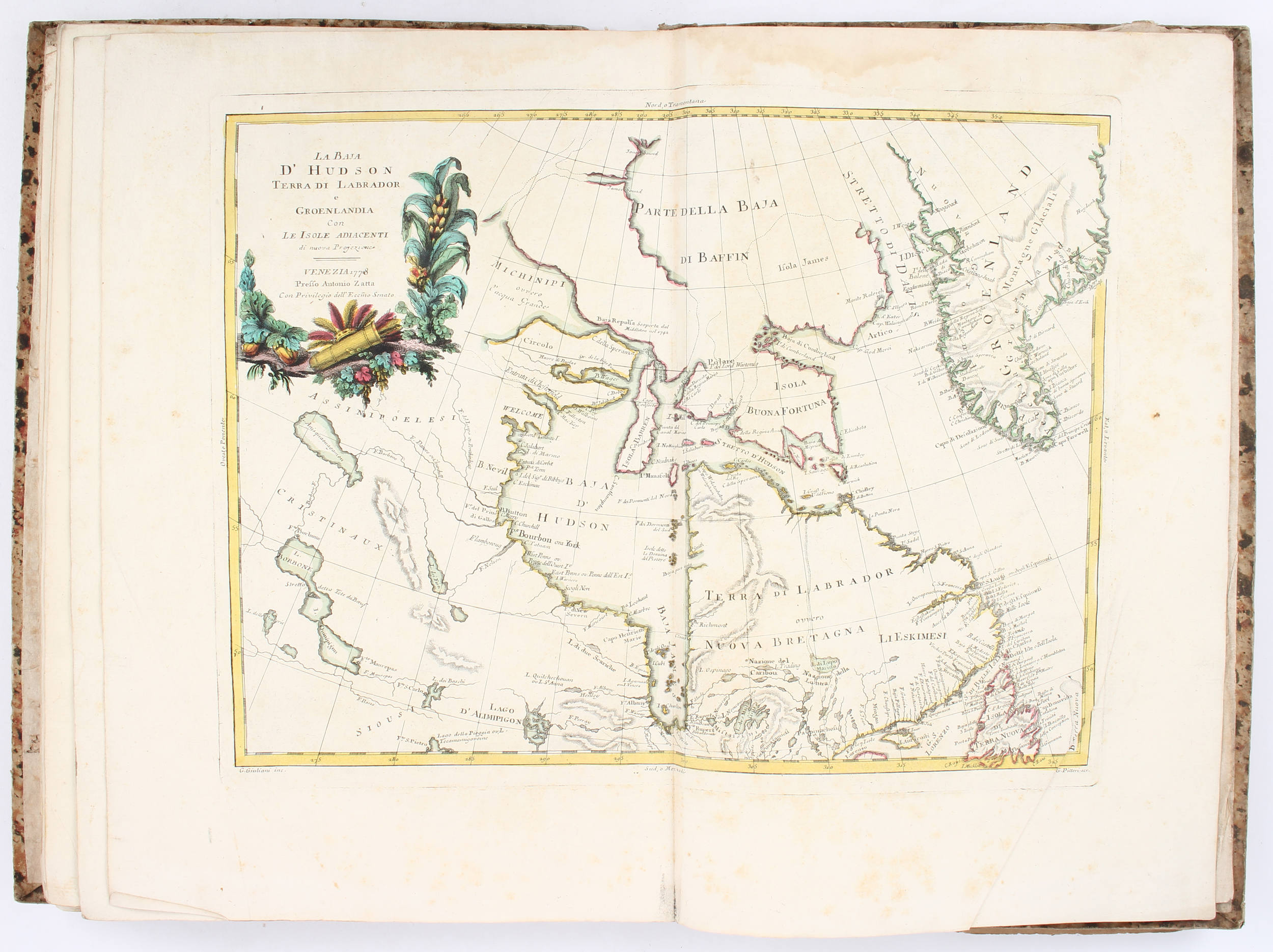 Zatta, Atlante novissimo. Fragment Bd. 4