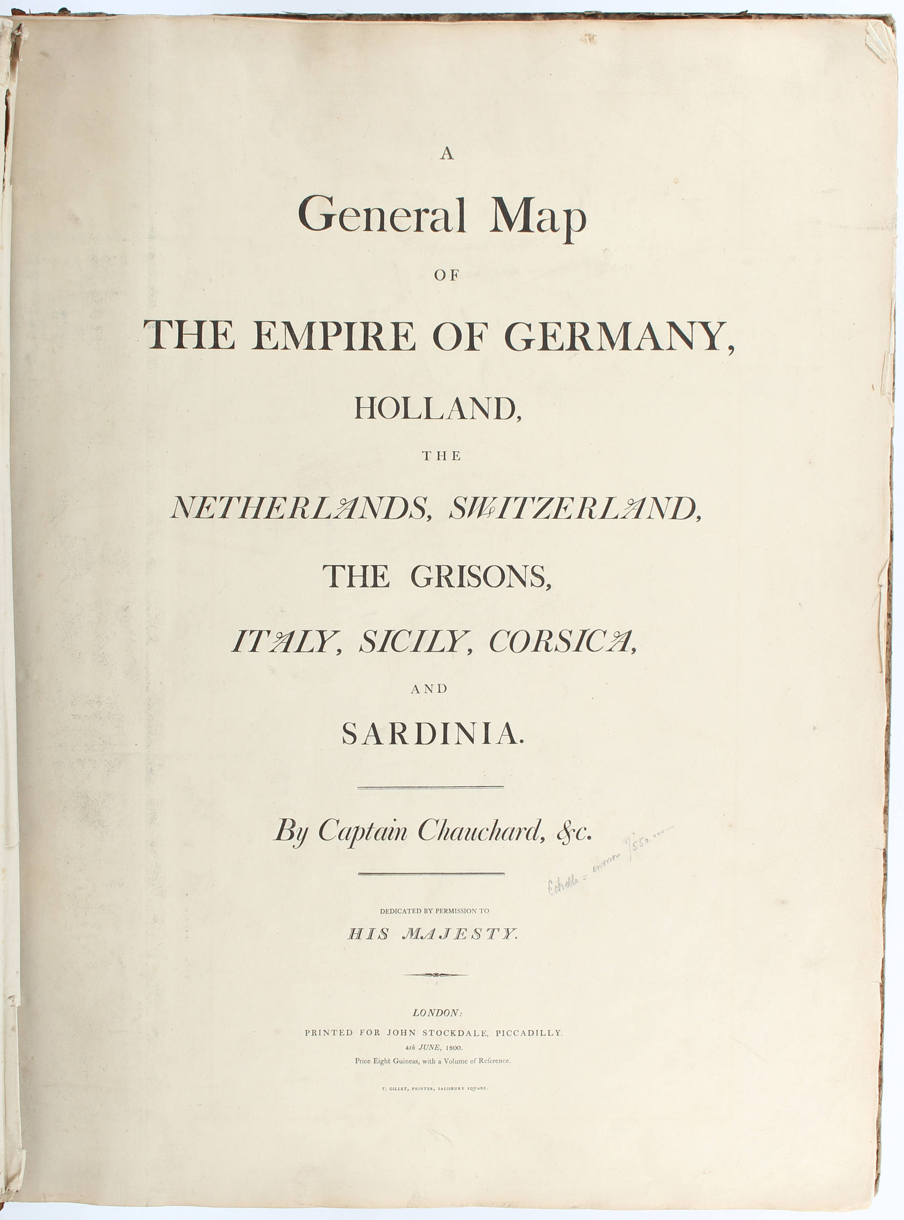 Chauchard, General map of Germany / 2 Bde.
