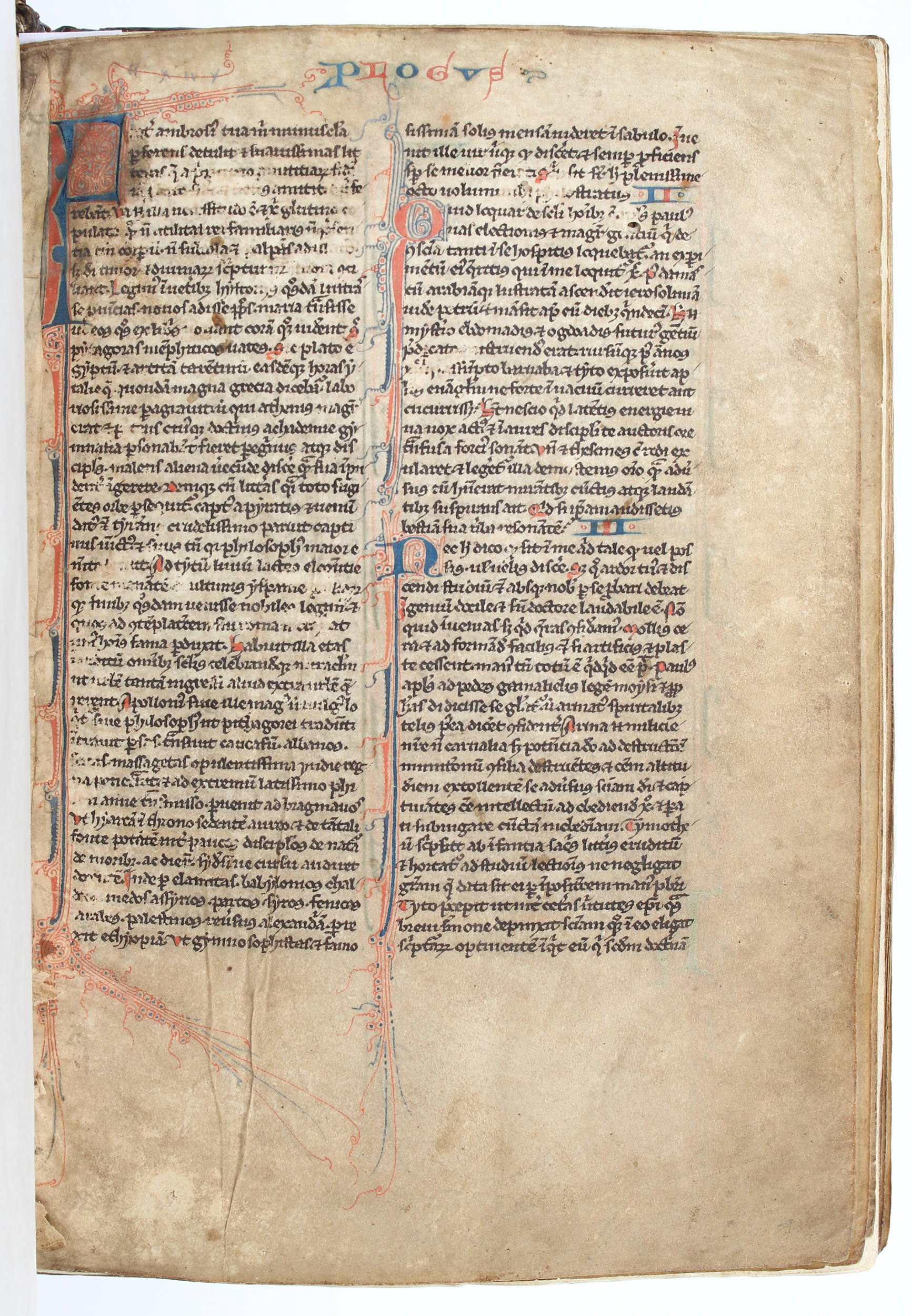 Biblia latina. Handschrift auf Pergament