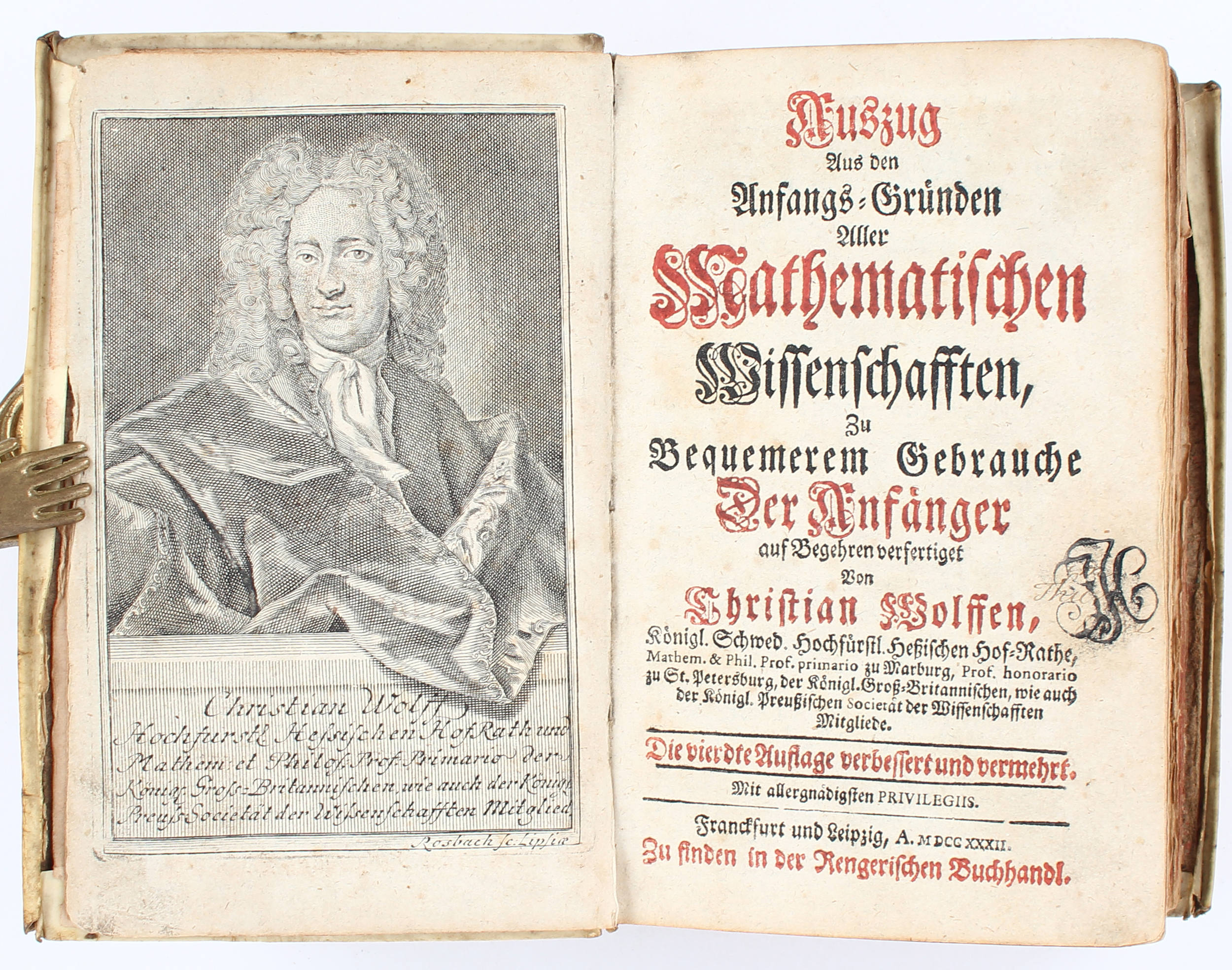 Wolff, Auszug aus den Mathematischen Wissenschaften