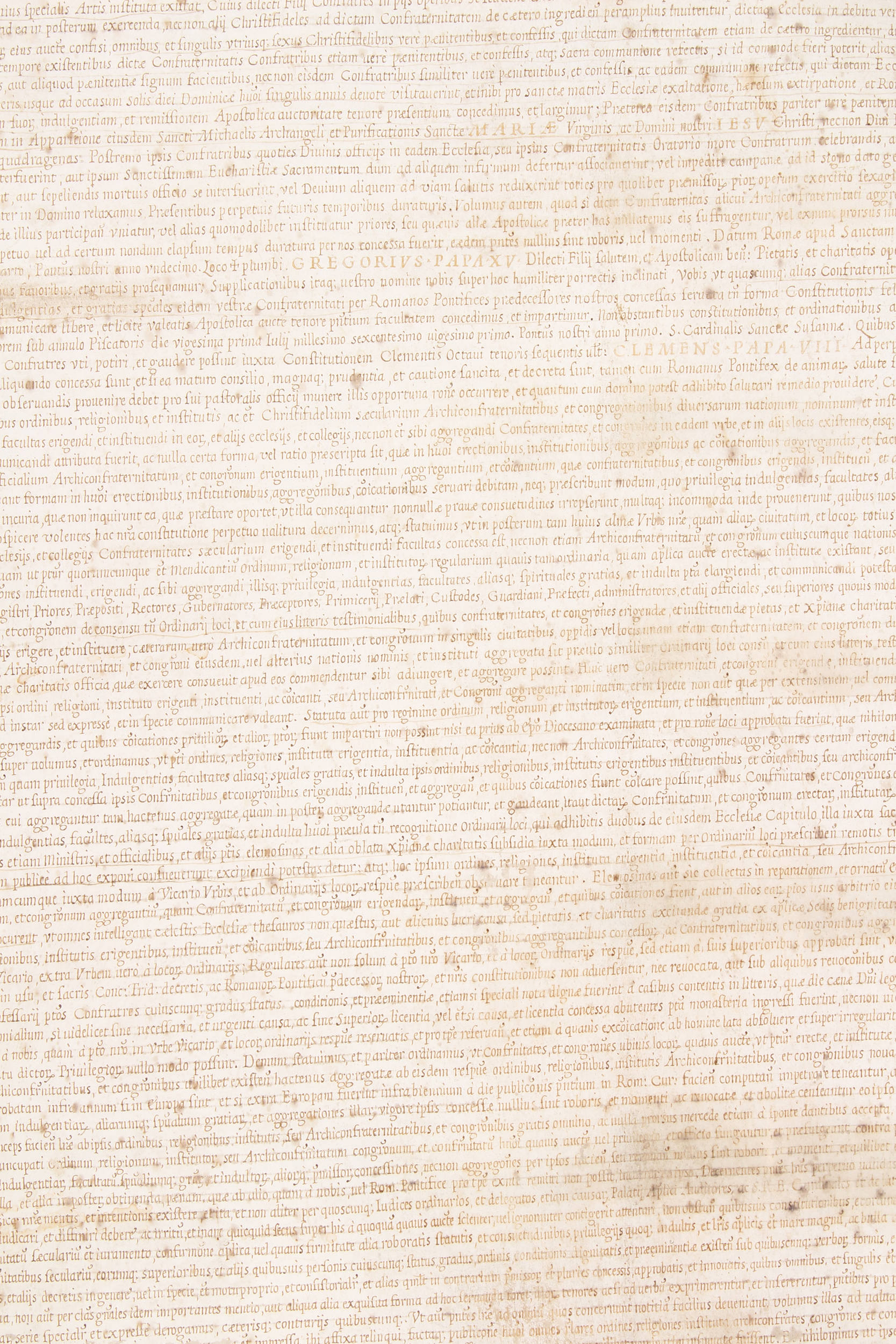 Kardinal Moritz von Savoyen. Urkunde