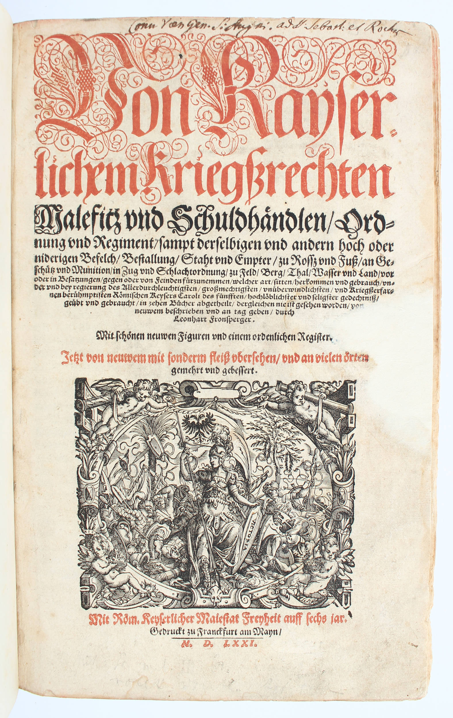Fronsperger, Von Kriegßrechten