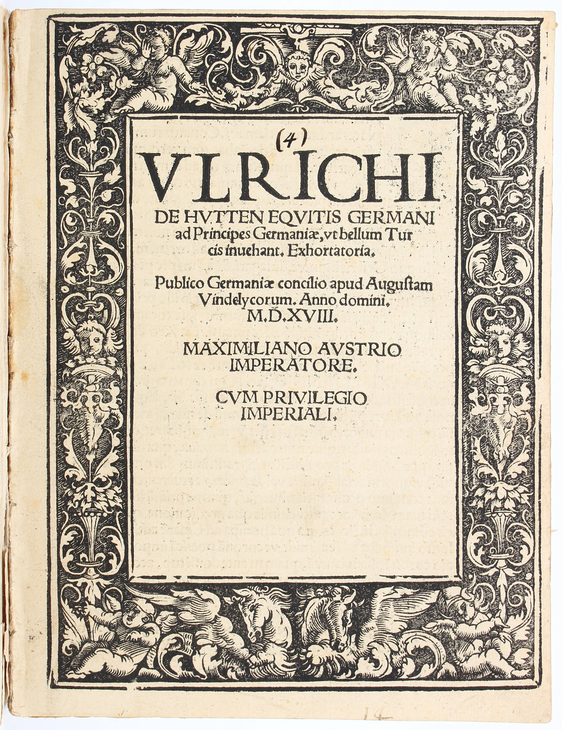 Hutten, Ad principes Germaniae