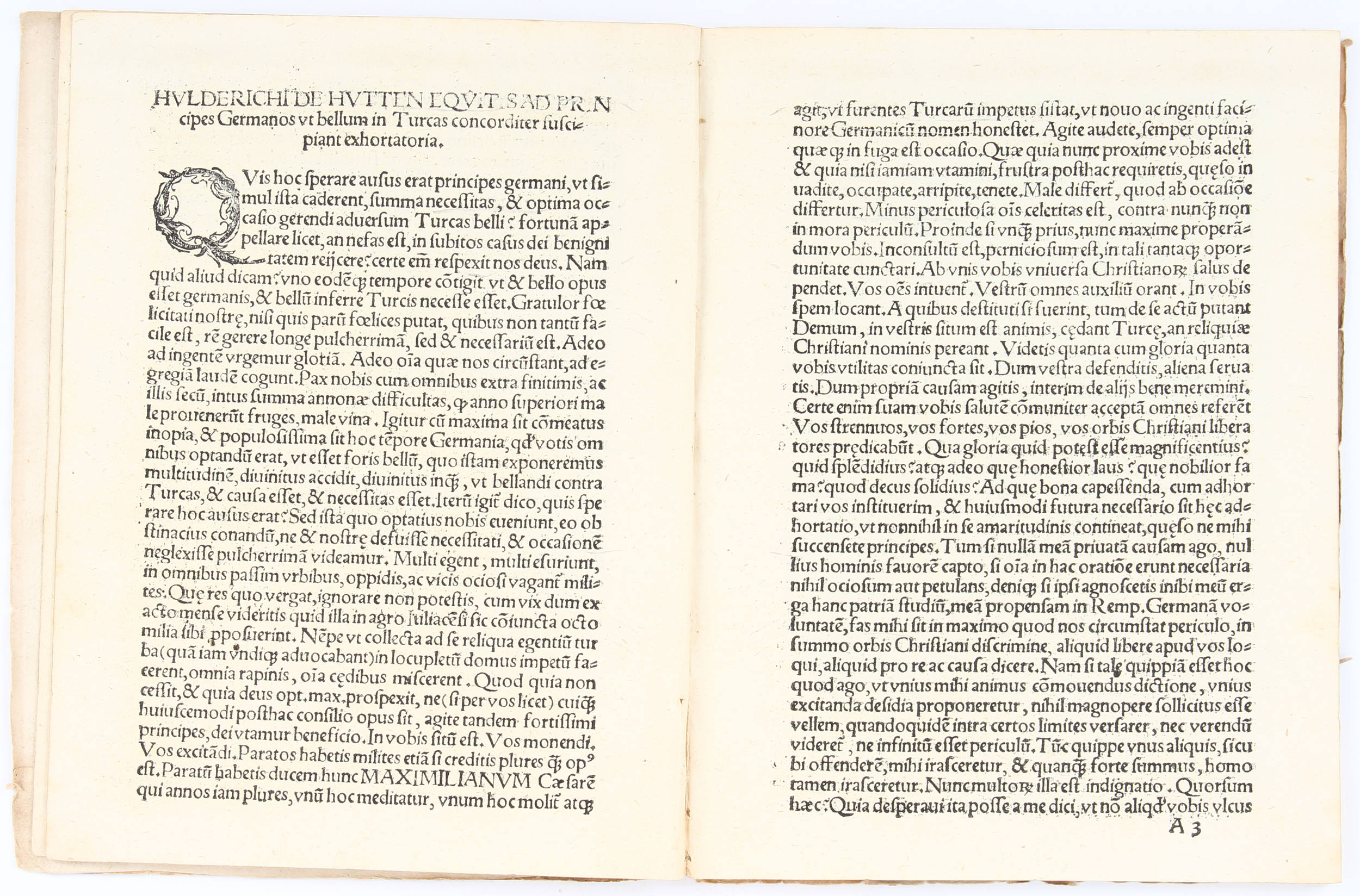 Hutten, Ad principes Germaniae