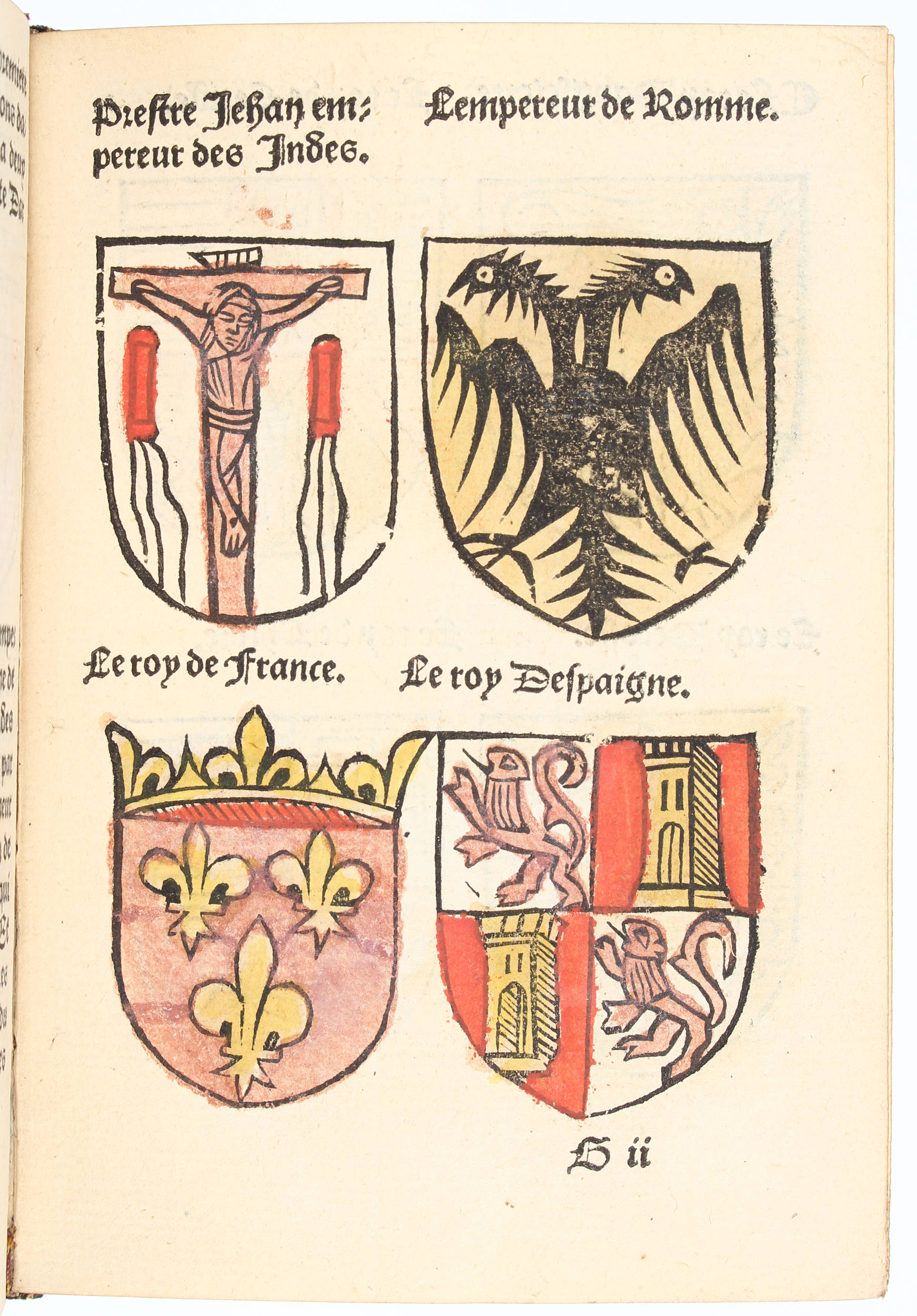 Le blason des armes