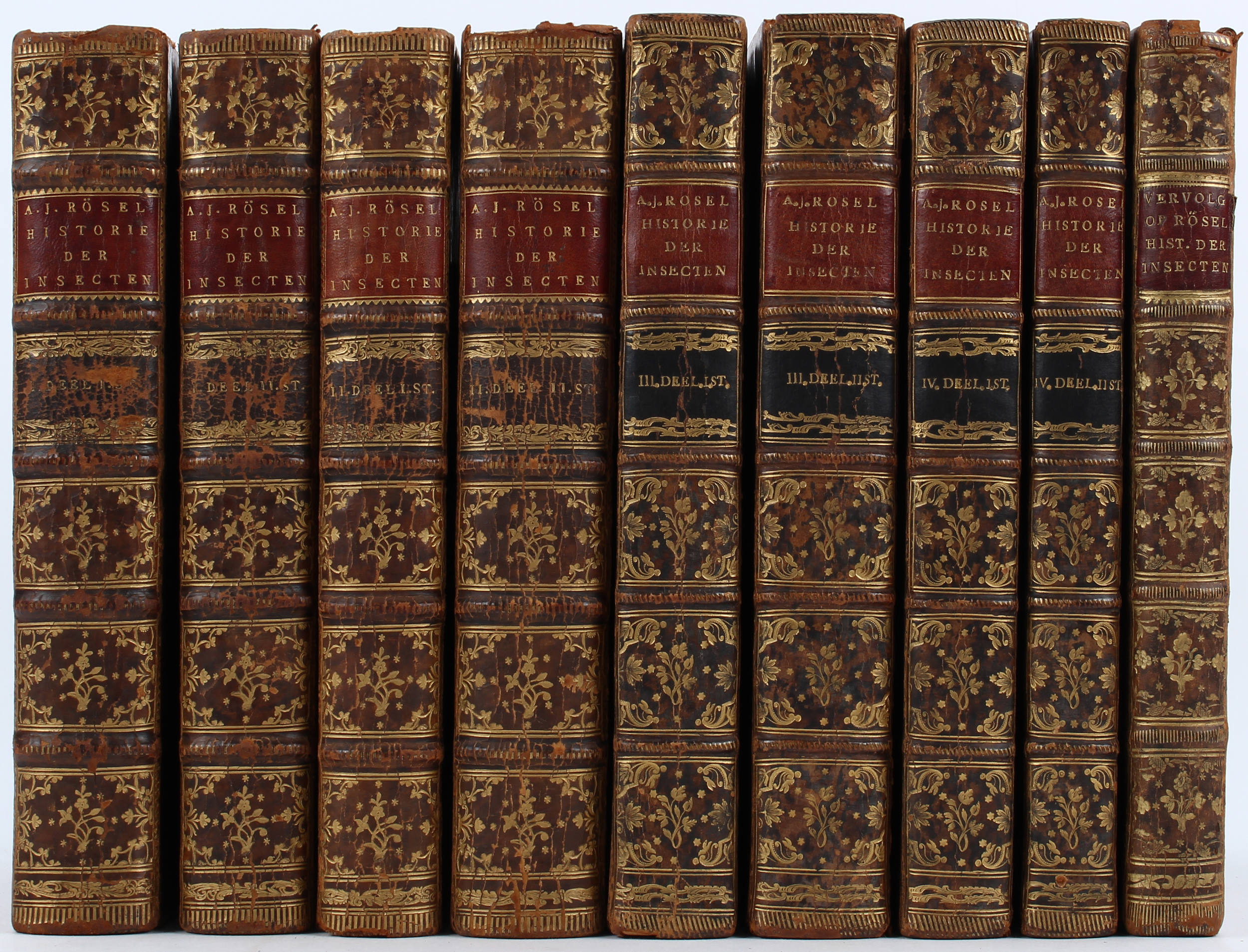 Rösel, Natuurlyke historie der insecten. 9 Bde.