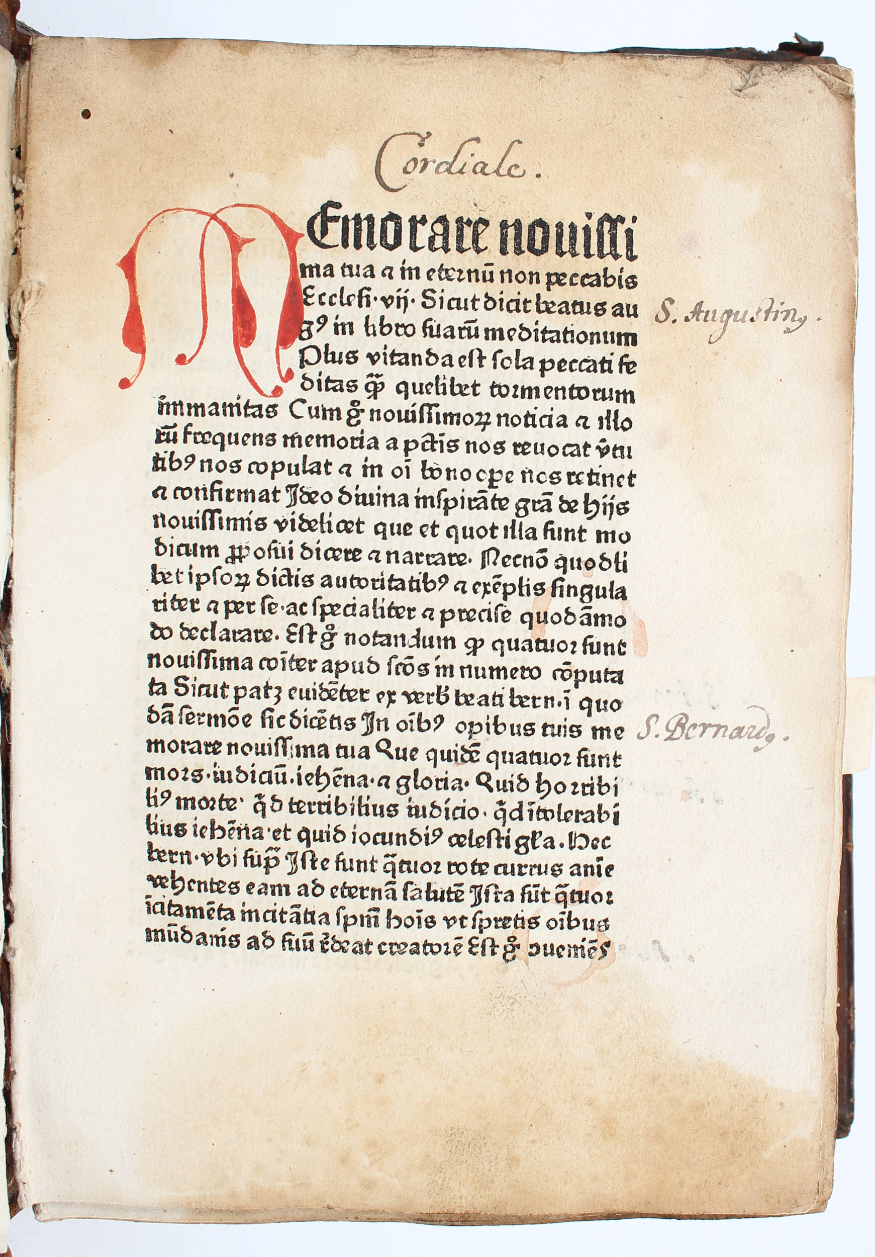Cordiale quattuor novissimorum