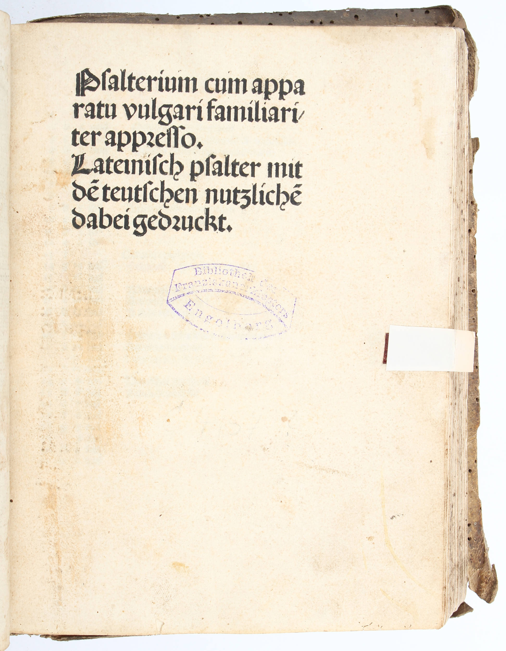 Paratus, Sermones de tempore