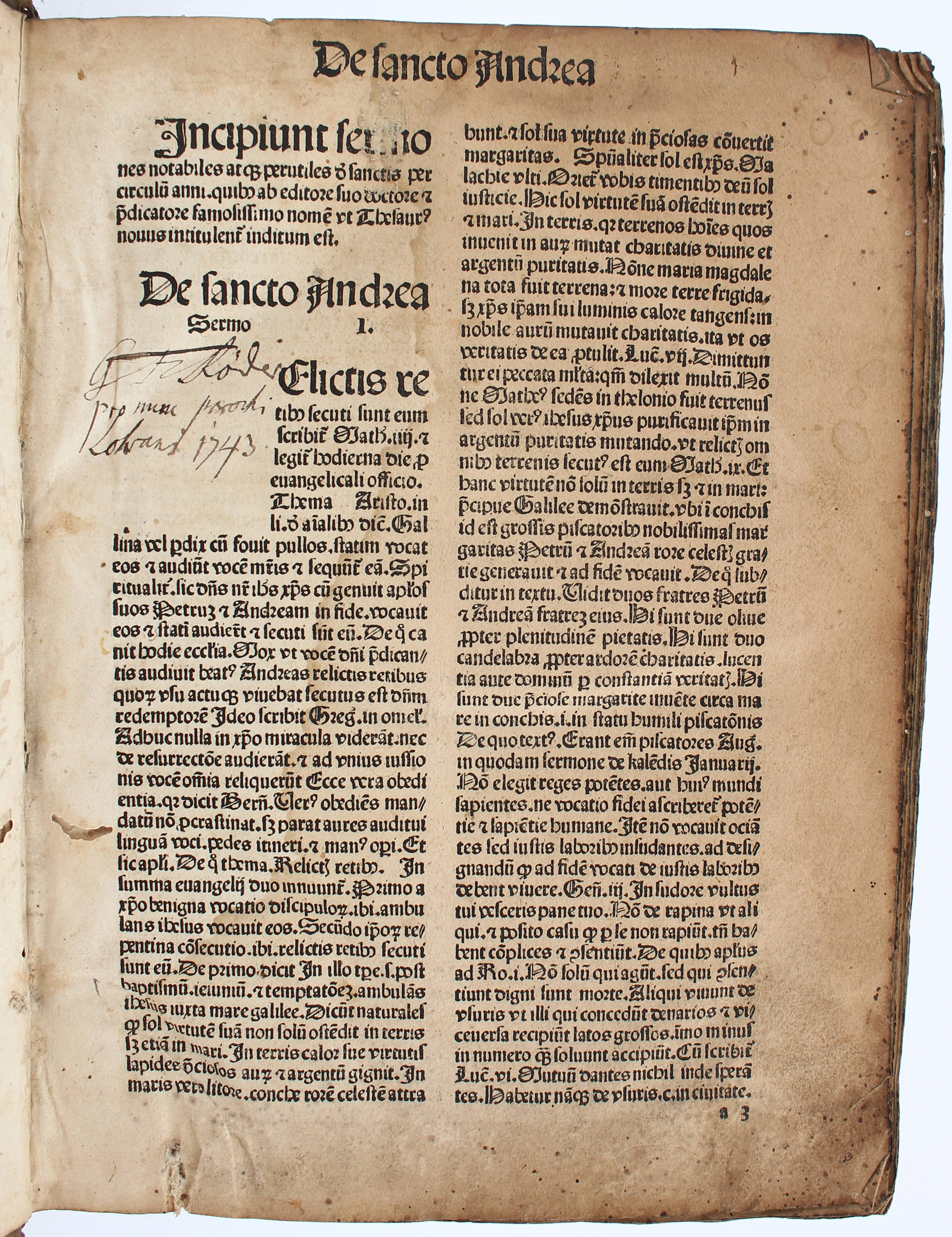 Petrus de Palude, Sermones thesauri novi