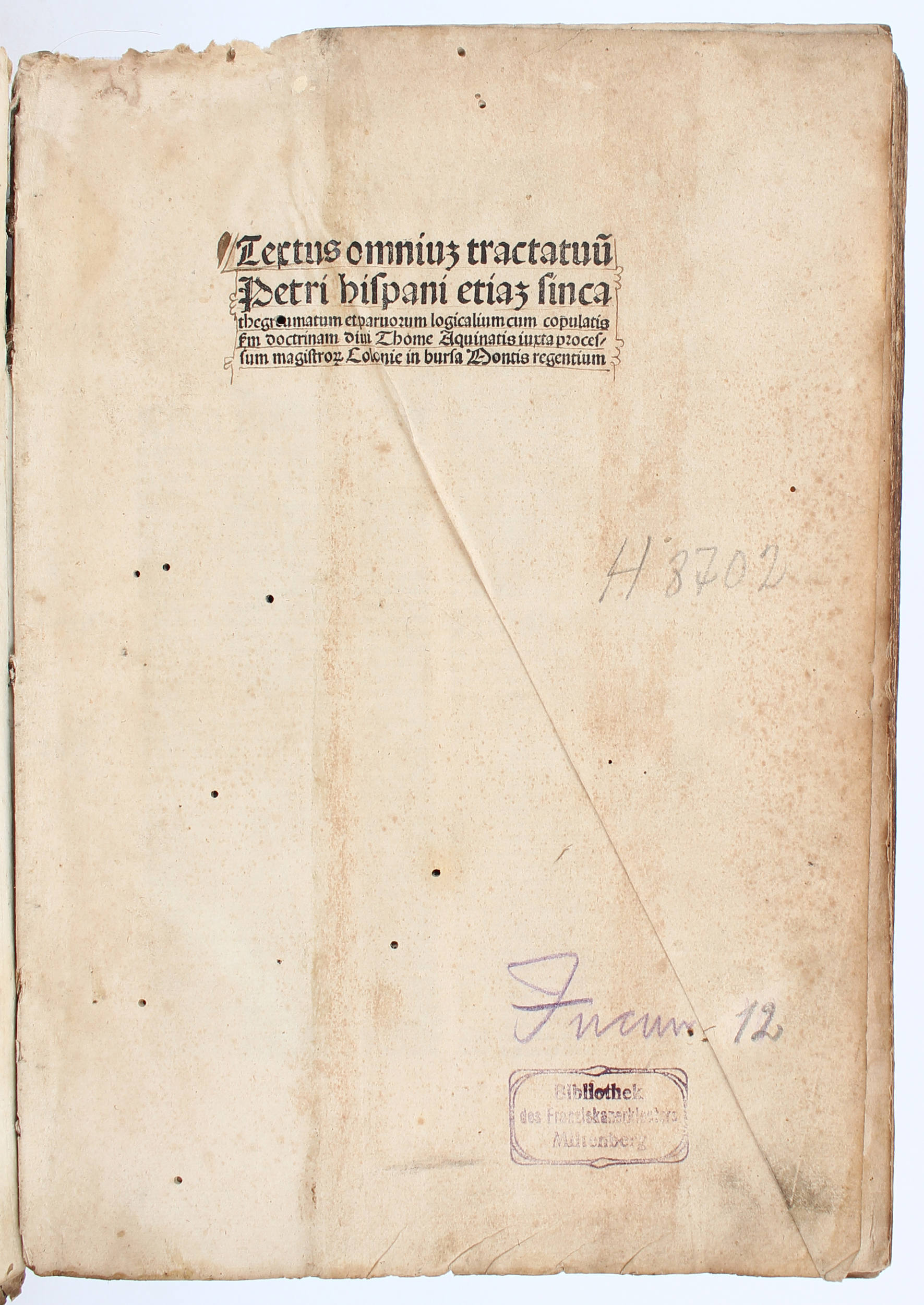Petrus Hispanus, Copulata tractatuum
