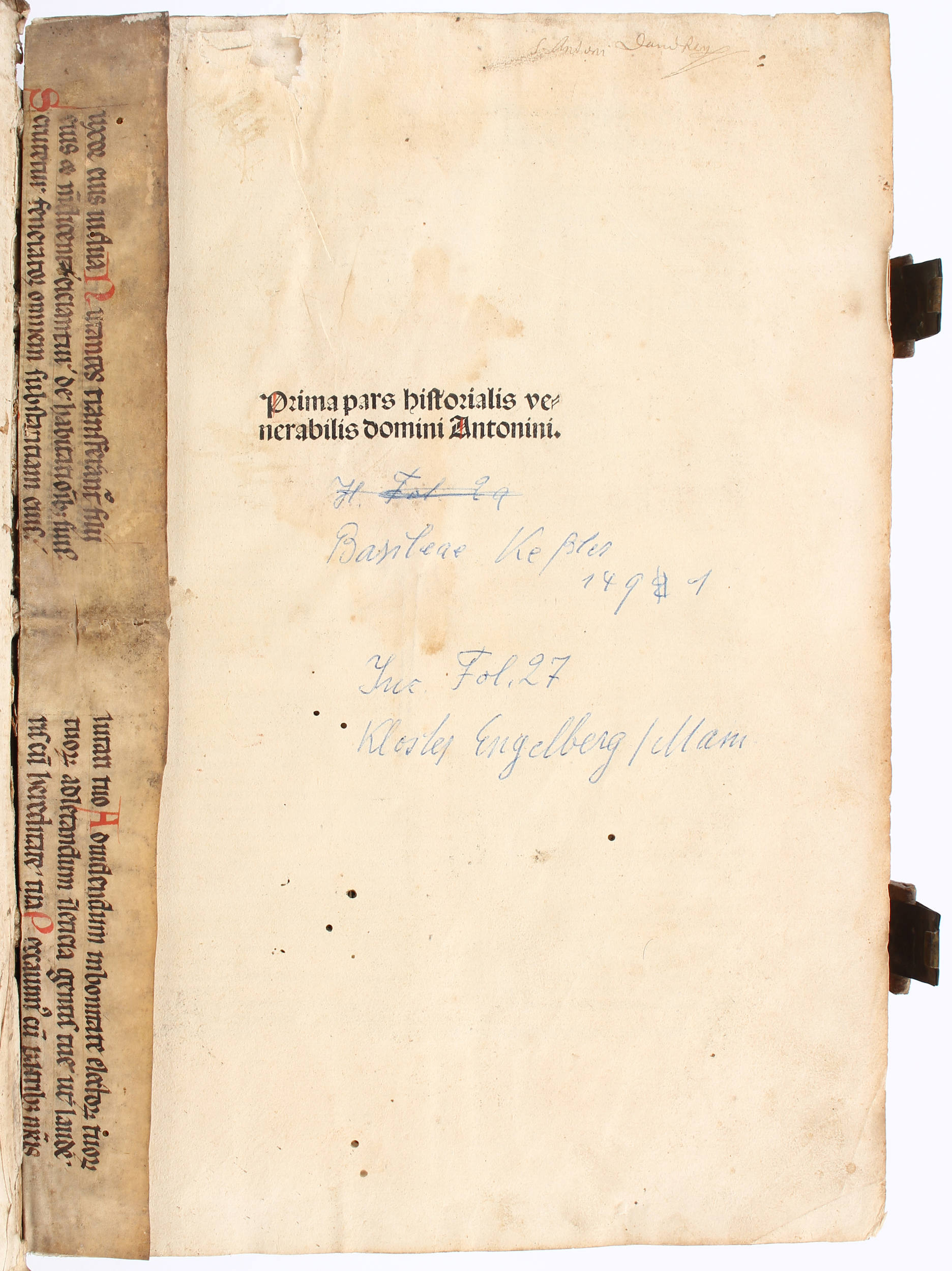 Antoninus Florentinus, Chronicon. 3 Bde.