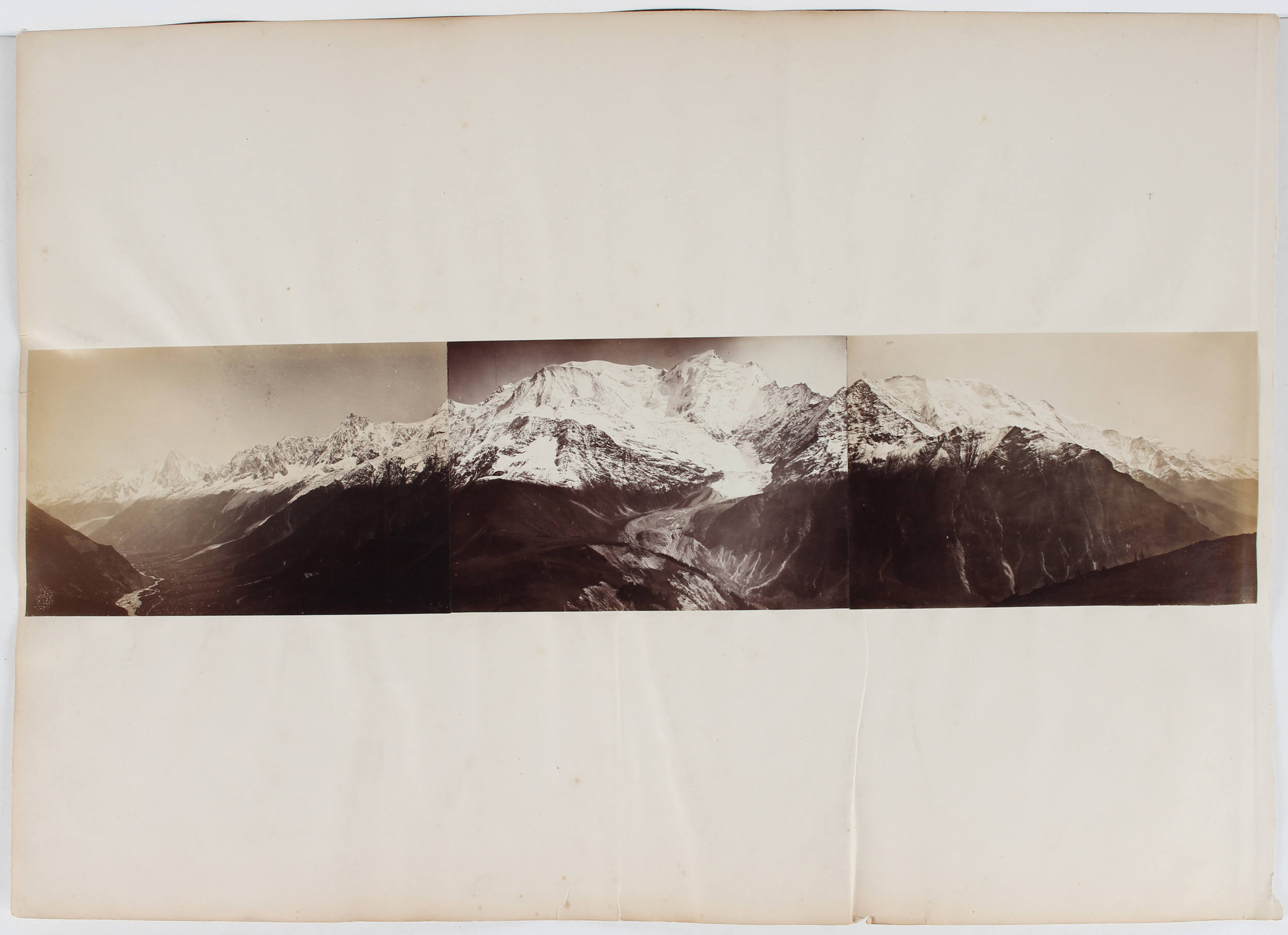 Panorama der Ortler-Alpen / 5 Bll.