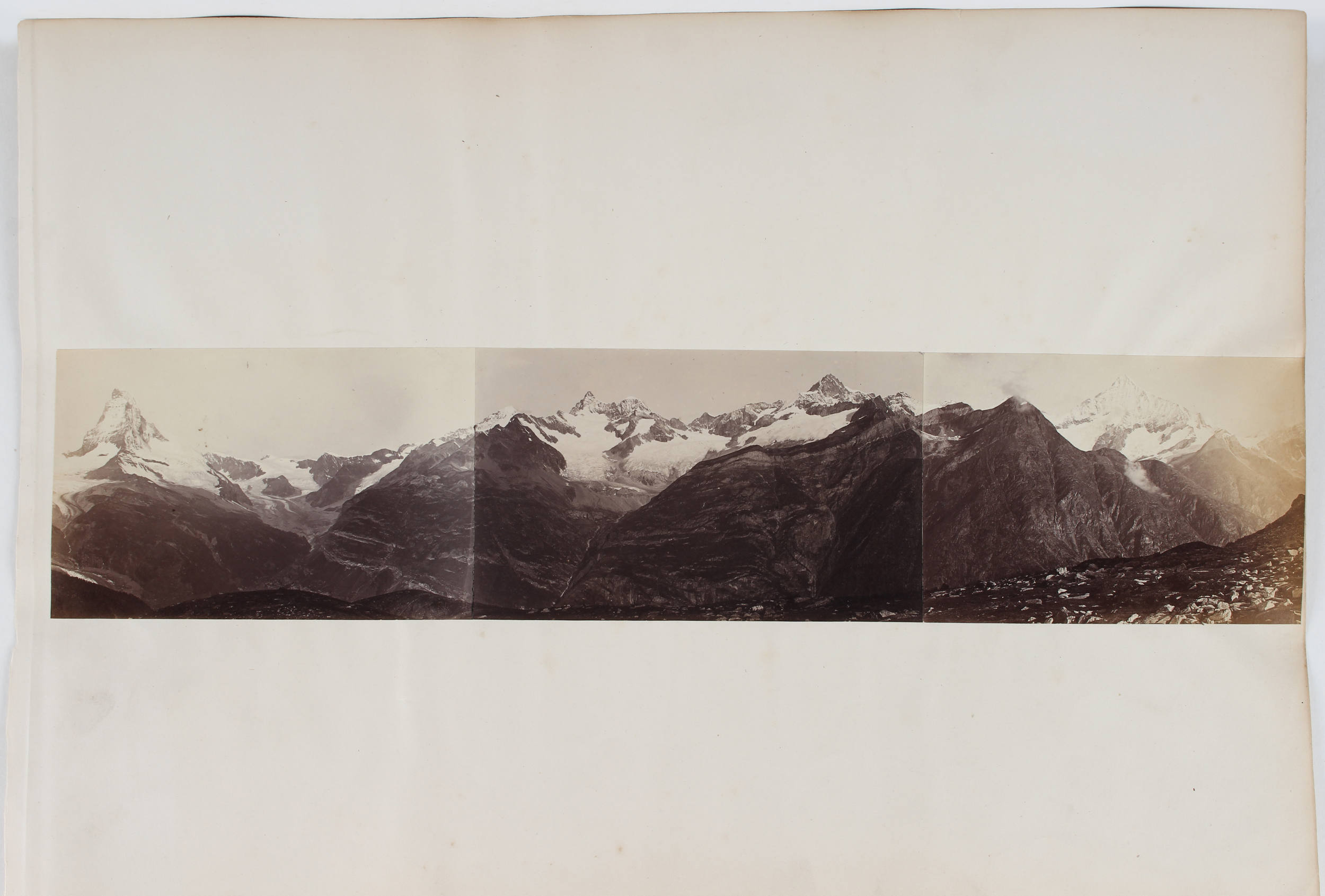 Panorama der Ortler-Alpen / 5 Bll.