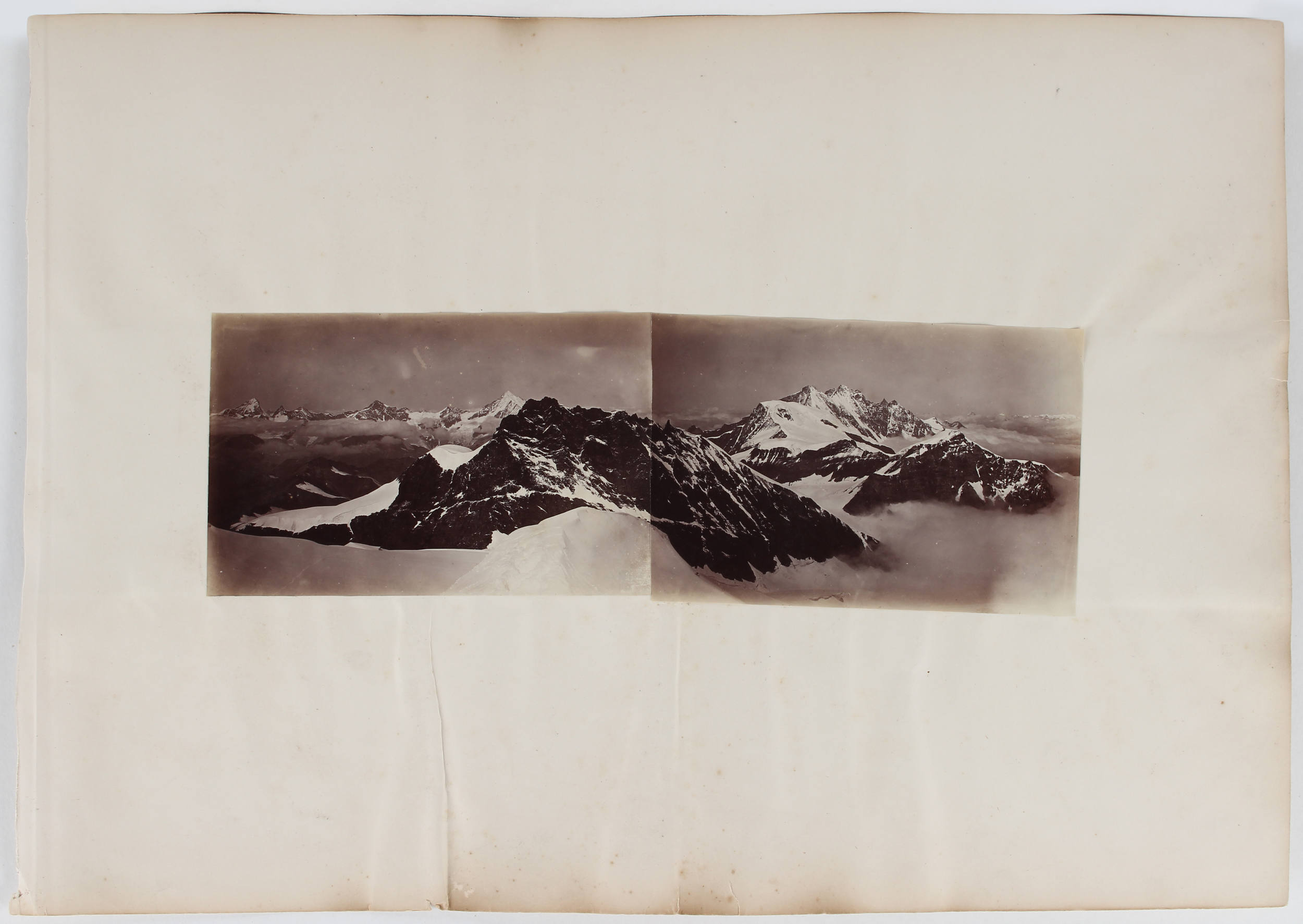 Panorama der Ortler-Alpen / 5 Bll.