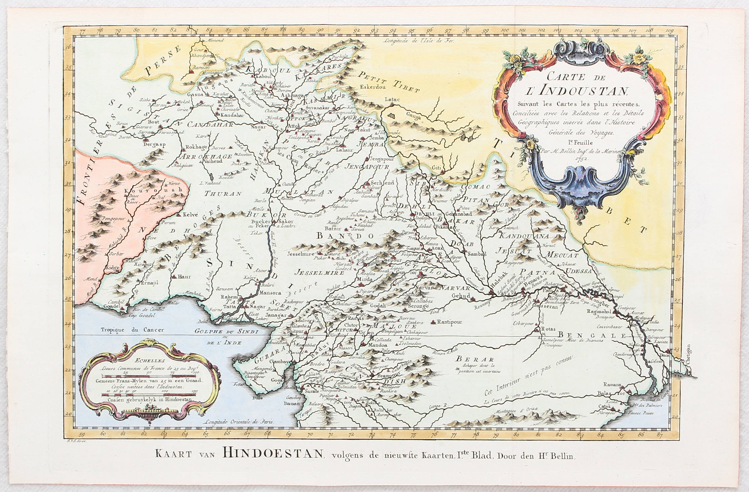 Indien. 16 Bll. Bellin-Schley