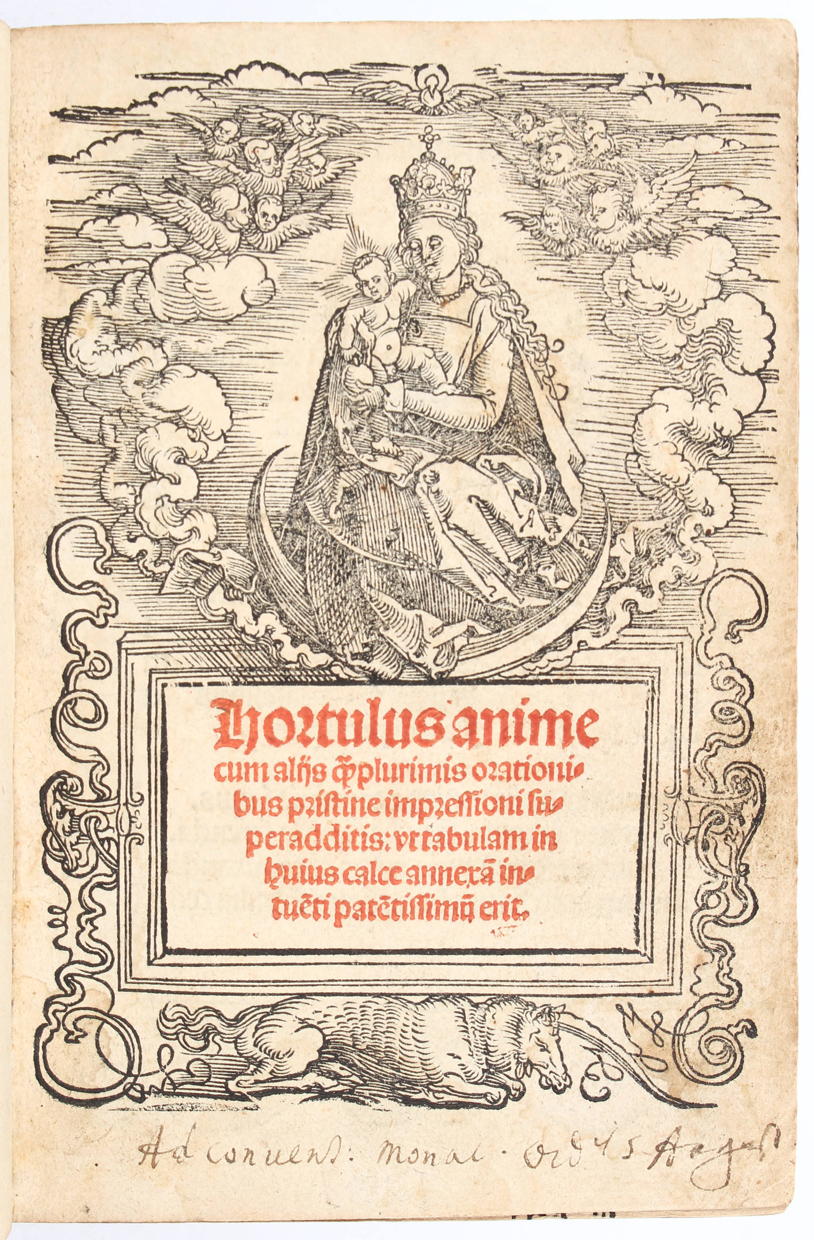 Hortulus Animae 1516
