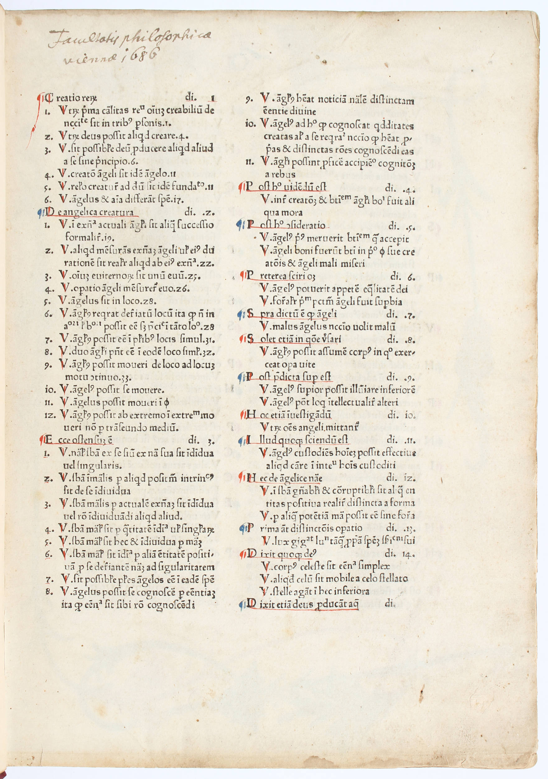 Duns Scotus, Quaestiones