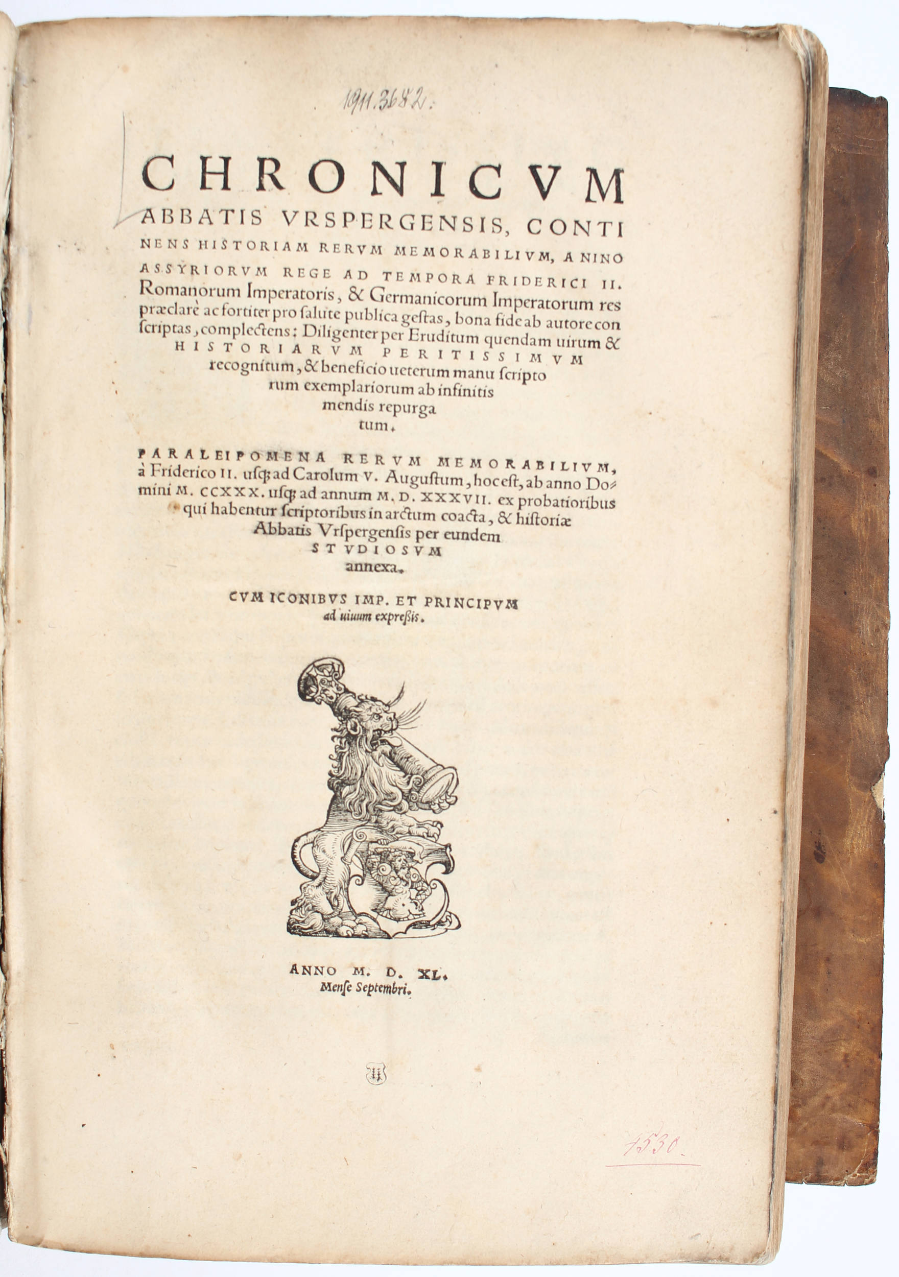 (Burchardus), Chronicum