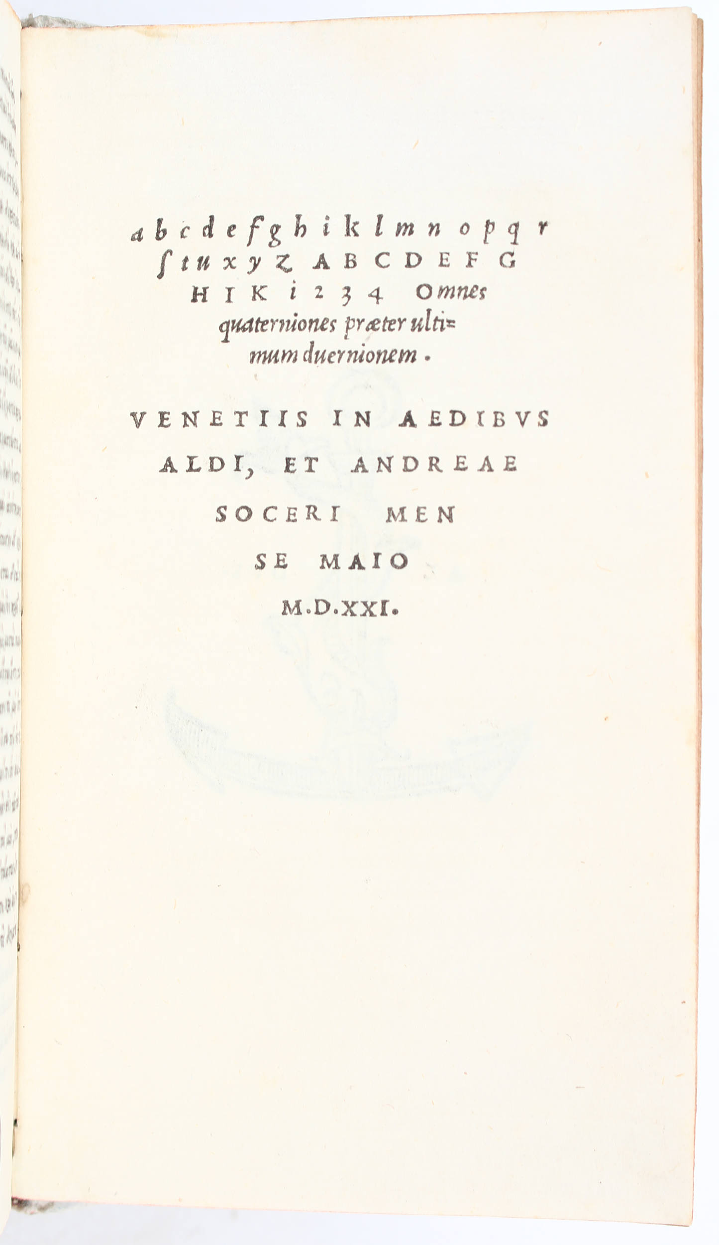 Apuleius, Metamorphoseos. Aldus