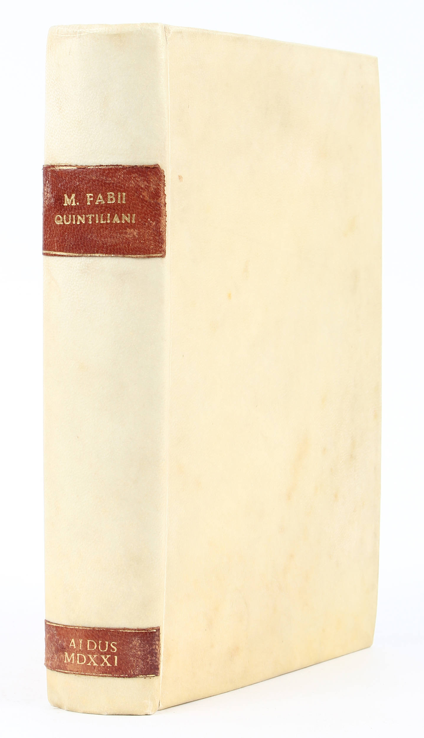 Quintilianus, Oratoriarum. Aldus