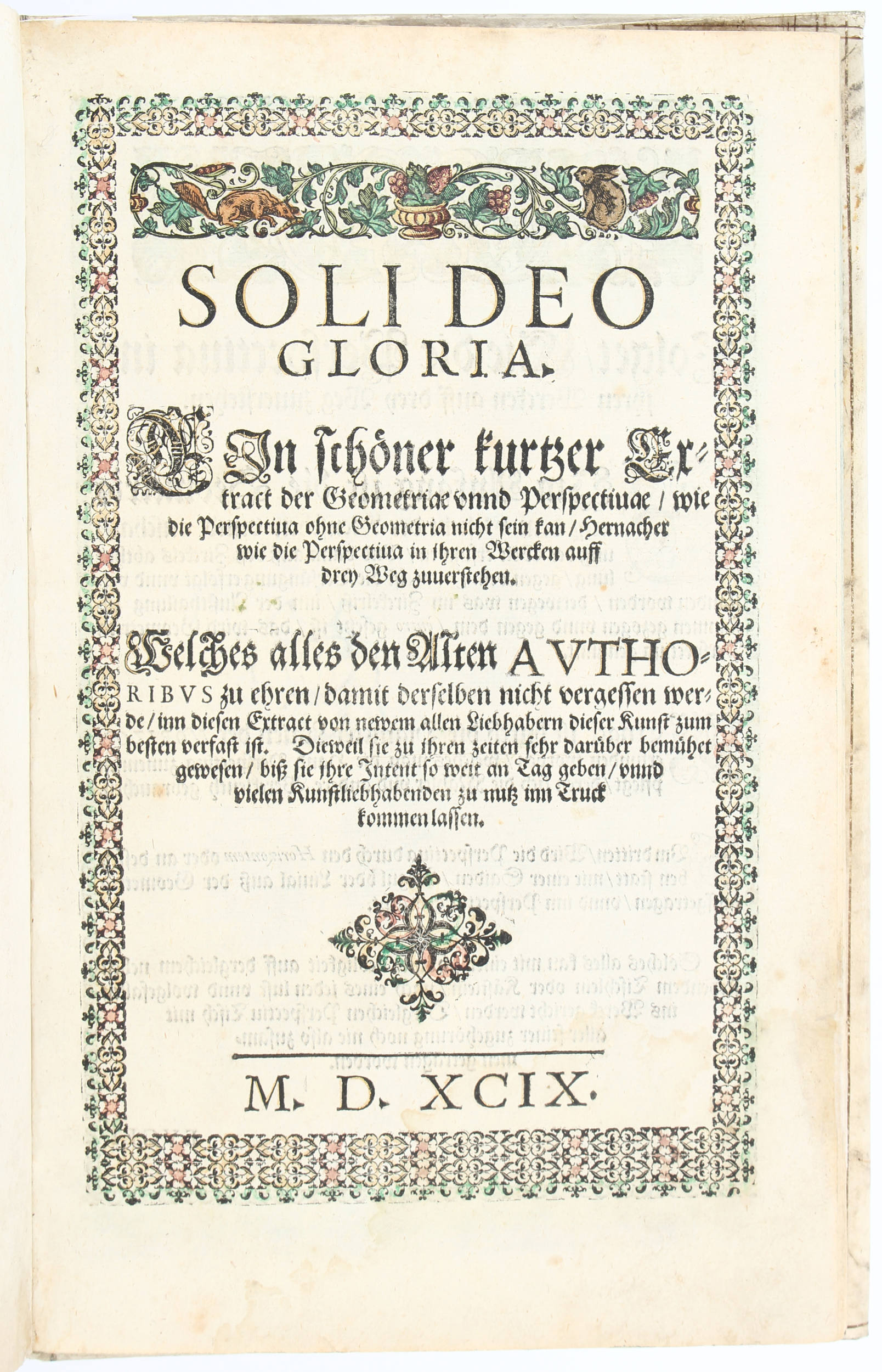 Pfinzing, Soli deo gloria