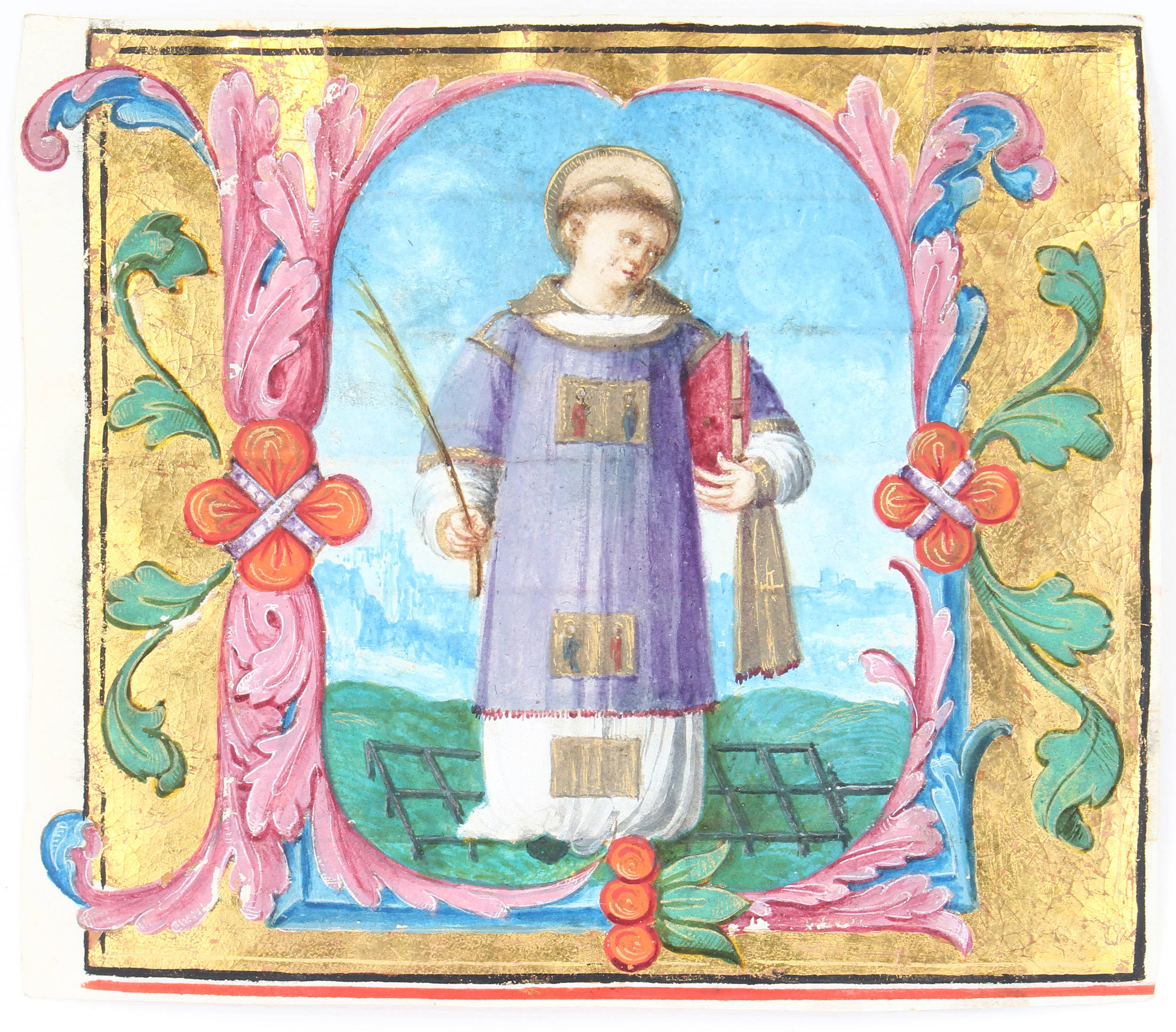 Hl. Laurentius, Miniatur