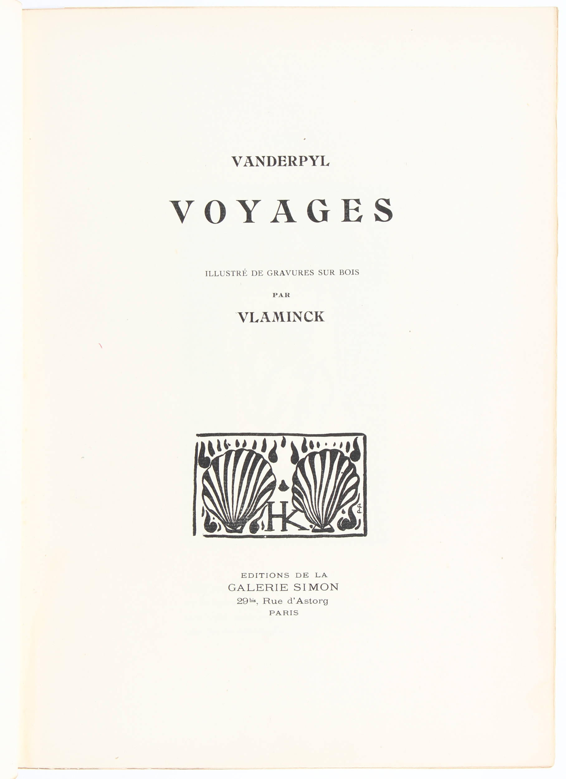 Vanderpyl/Vlaminck, Voyages