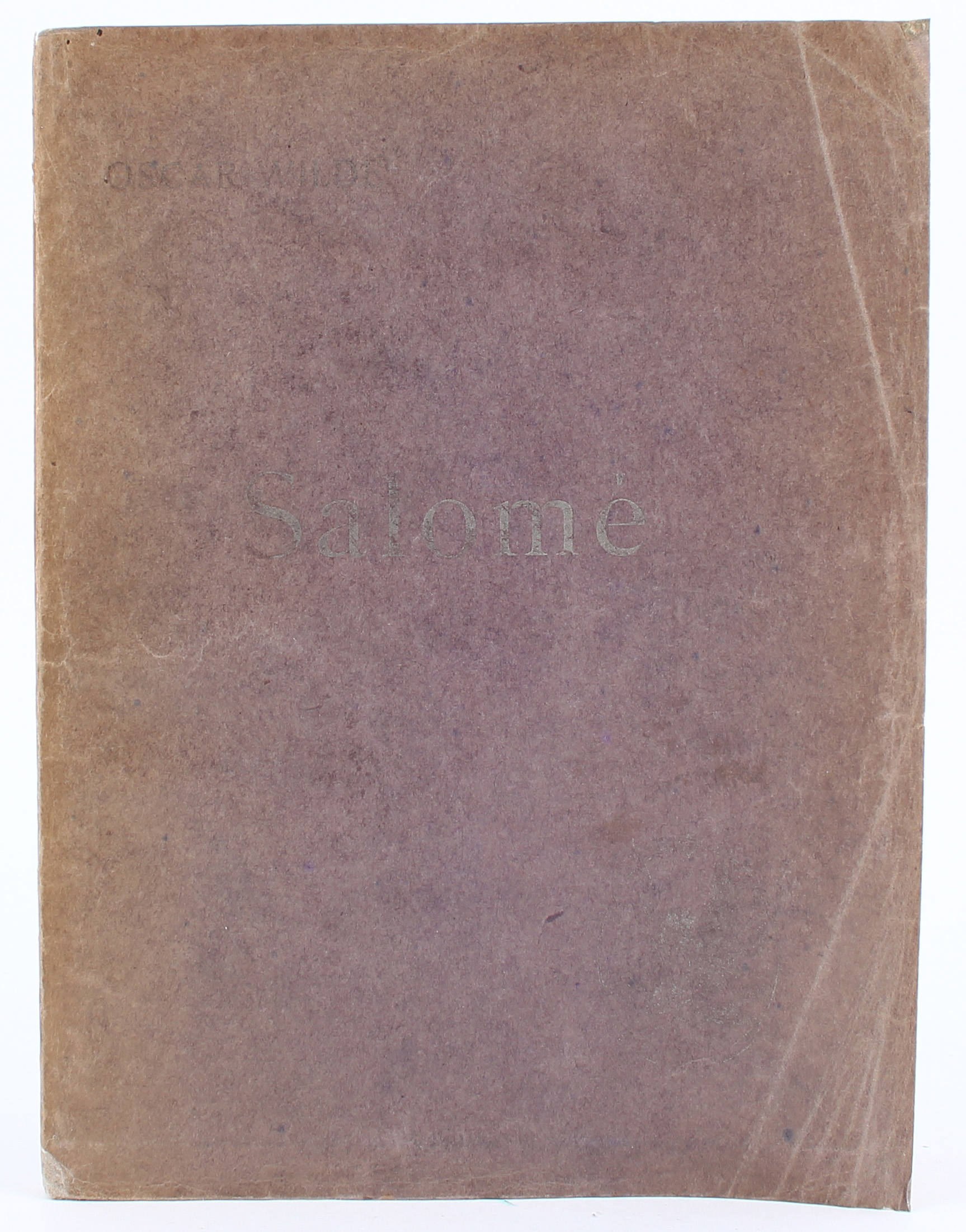 Wilde, Salomé. 1893. Auf van Gelder