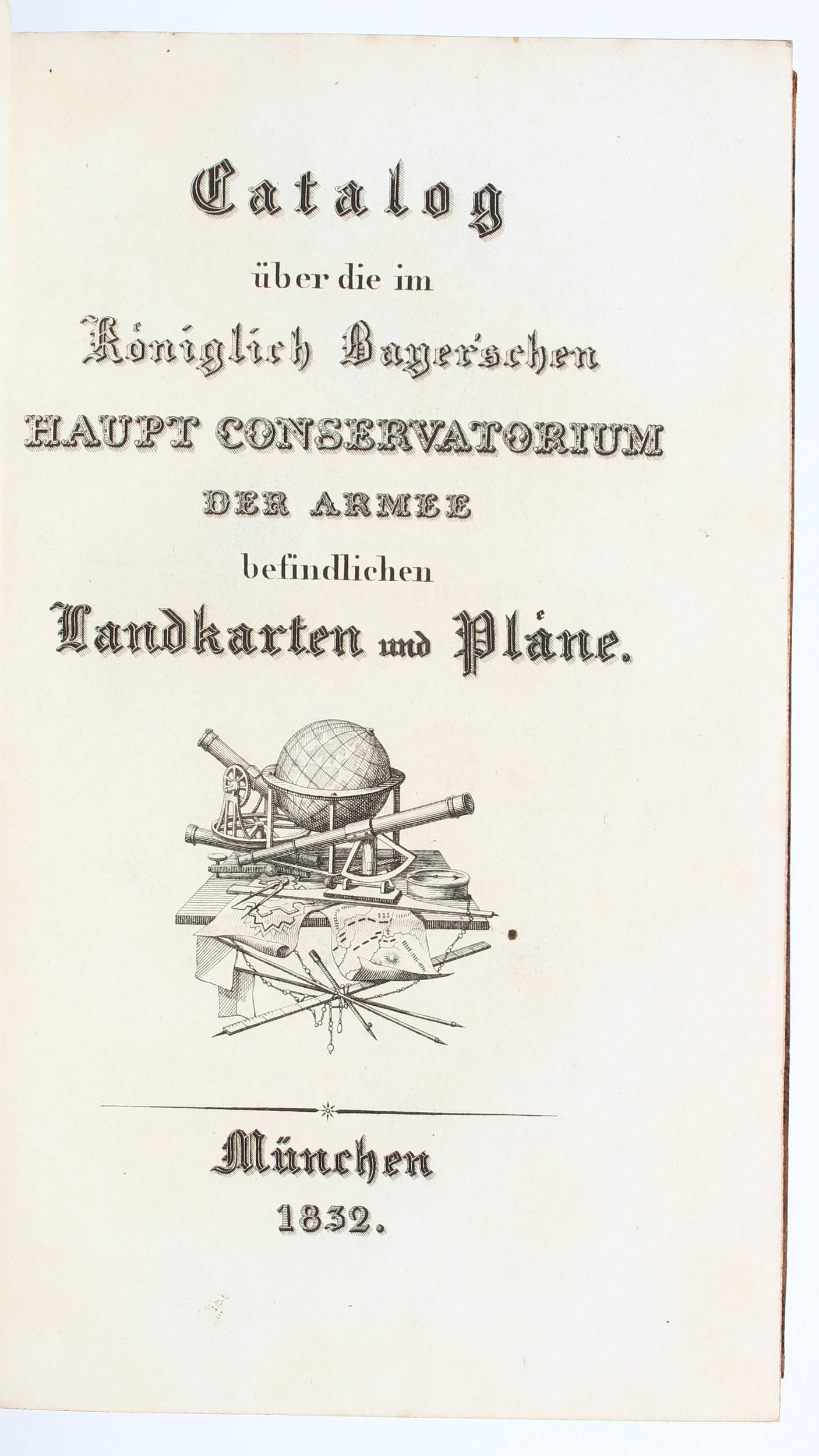 Catalog über... Landkarten und Pläne. 4 Bde.
