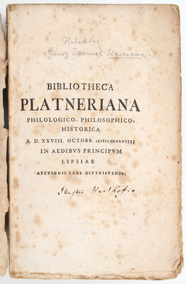 Bibliotheca Platneriana