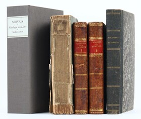 Catalogue des livres de M. G.-D. de Servais / 4 Bde.