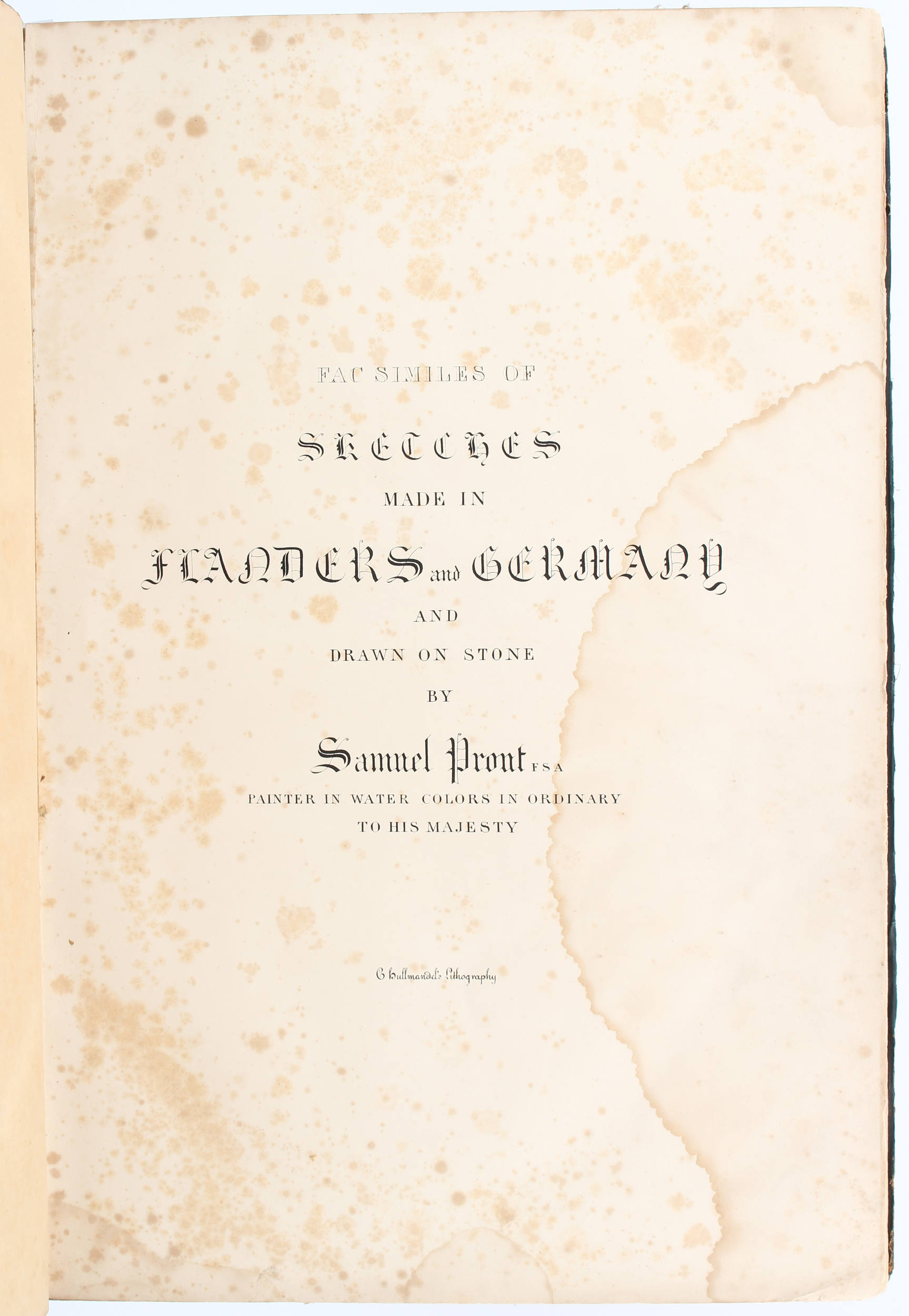 Prout, Facsimiles of sketches