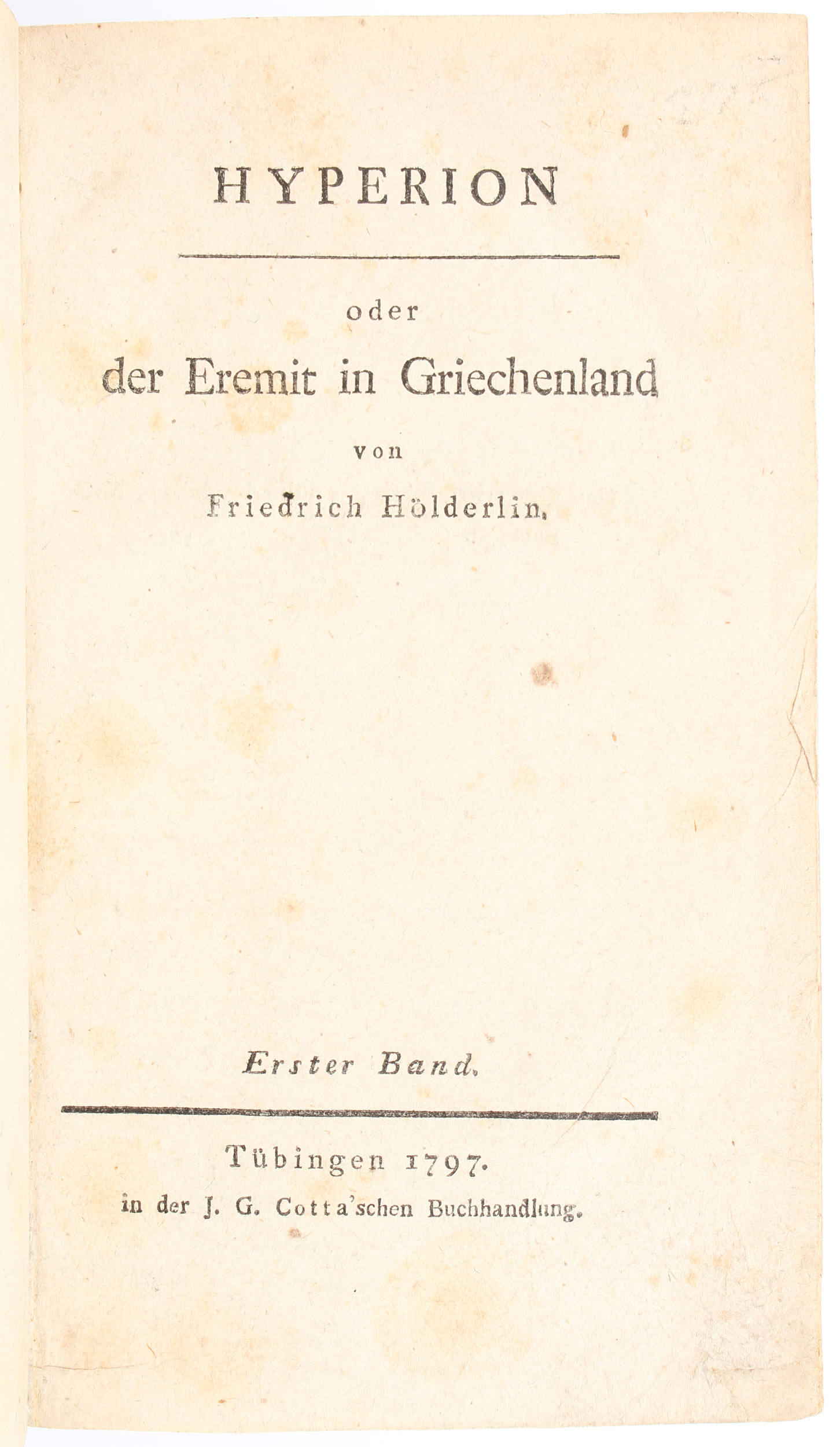 Hölderlin, Hyperion