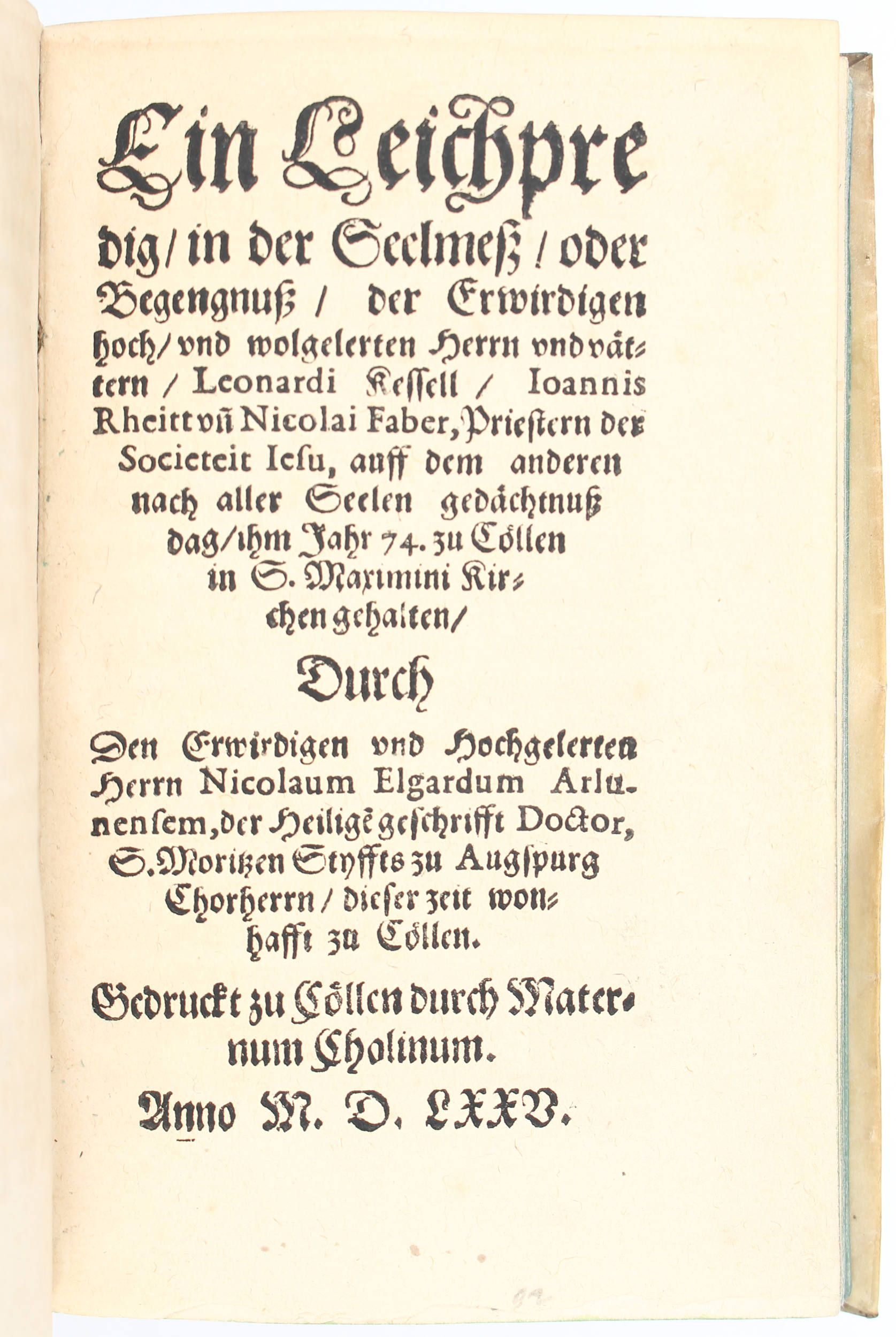 Erbarmliche und warhaffte Historia + 3 Beibände