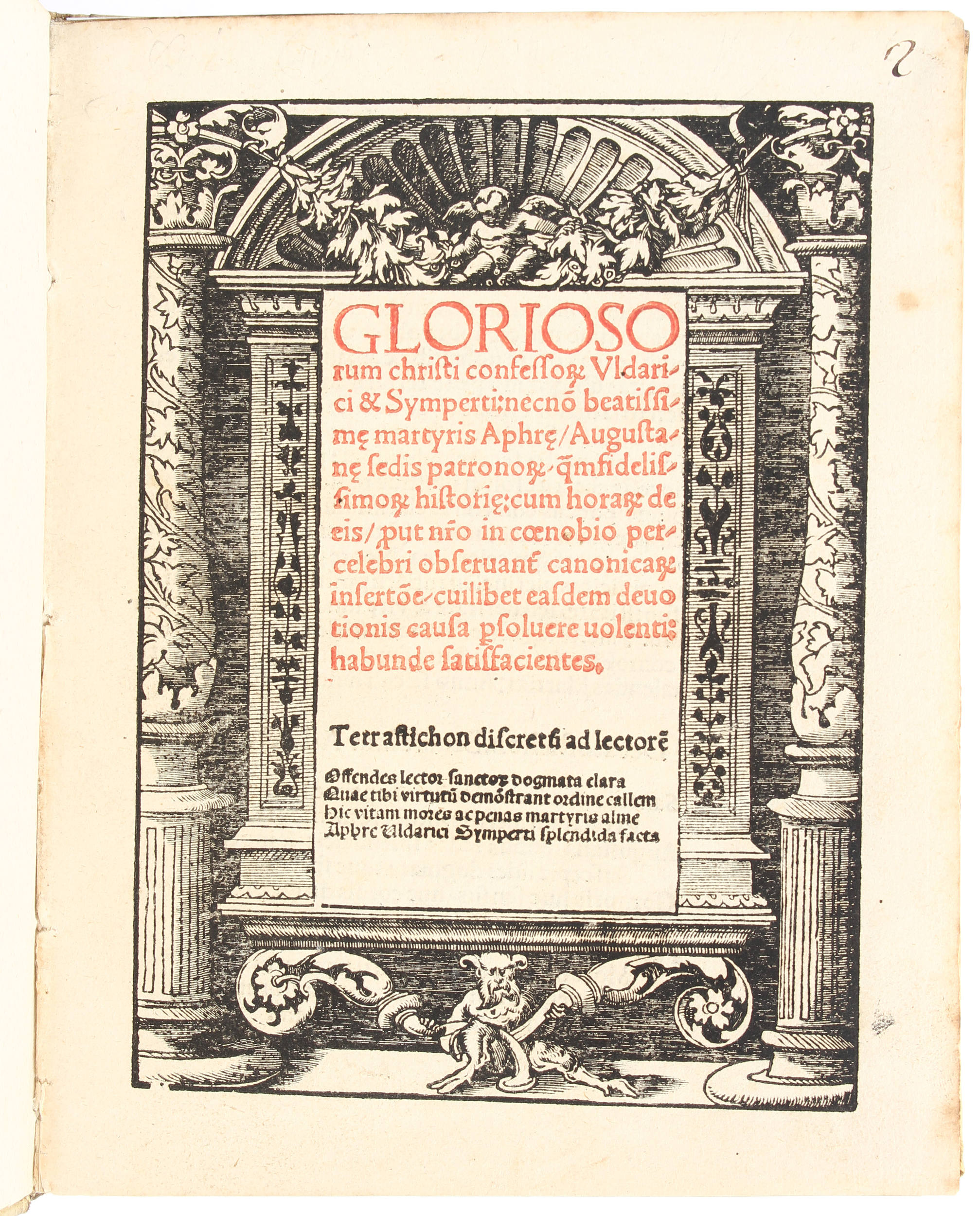 (Berno u. Adilbertus), Gloriosorum Christi