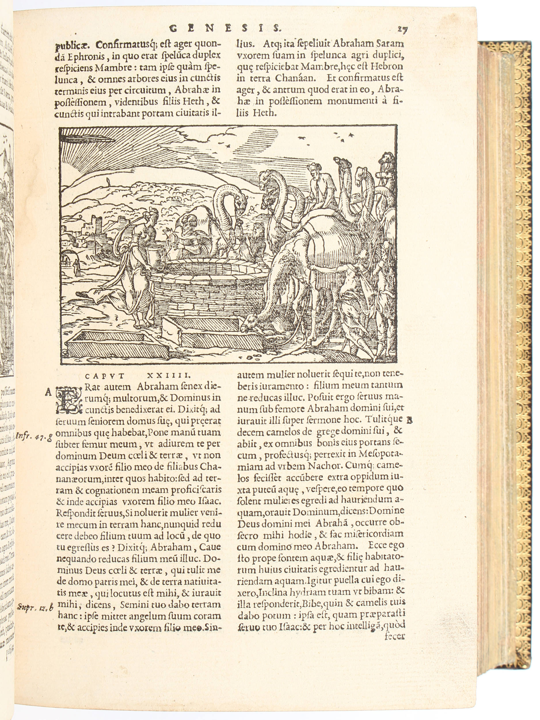 Biblia latina. Lyon 1554