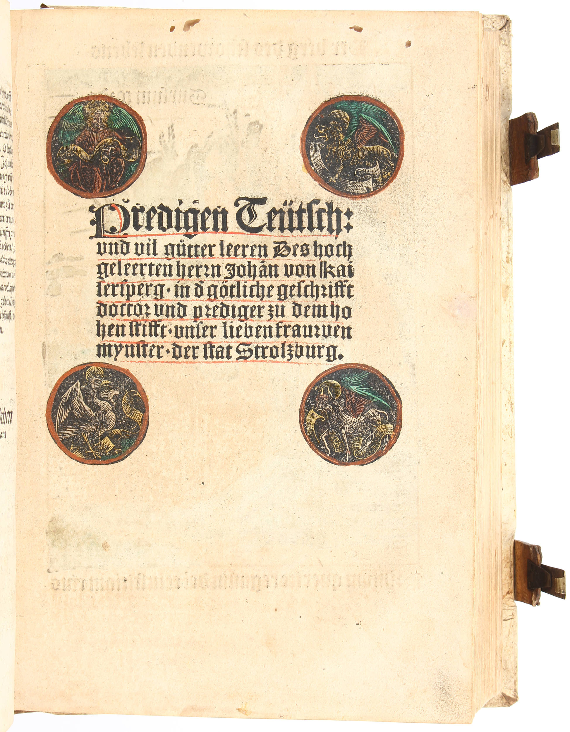 Geiler von Kaisersberg, Predigen Teütsch + Pater noster