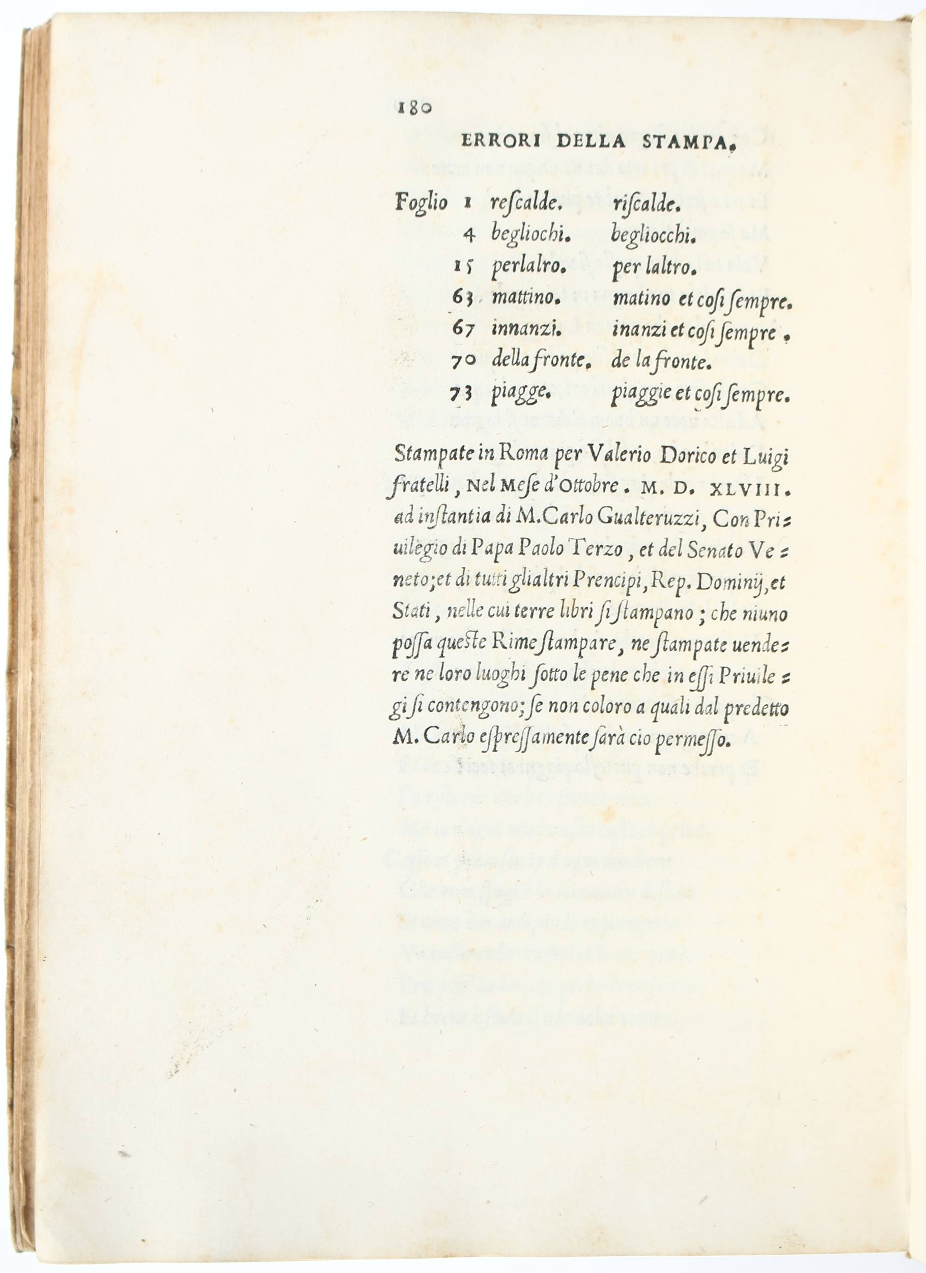 Bembo, Rime. 1548