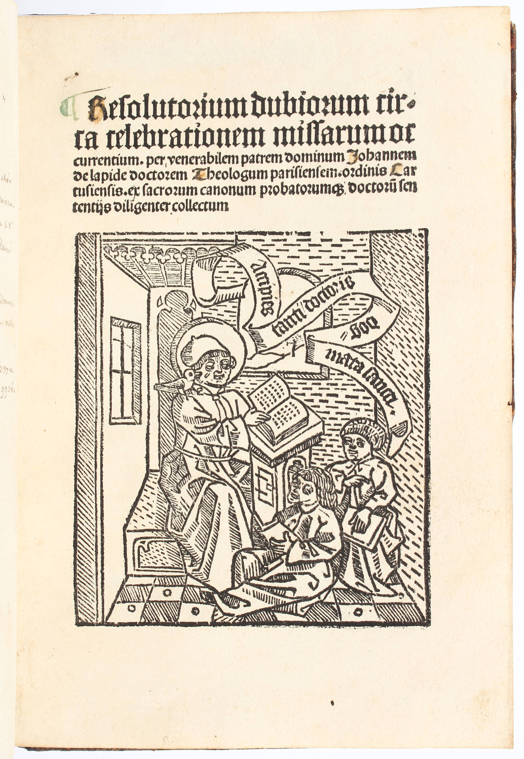 Johannes de Lapide, Resolutorium dubiorum