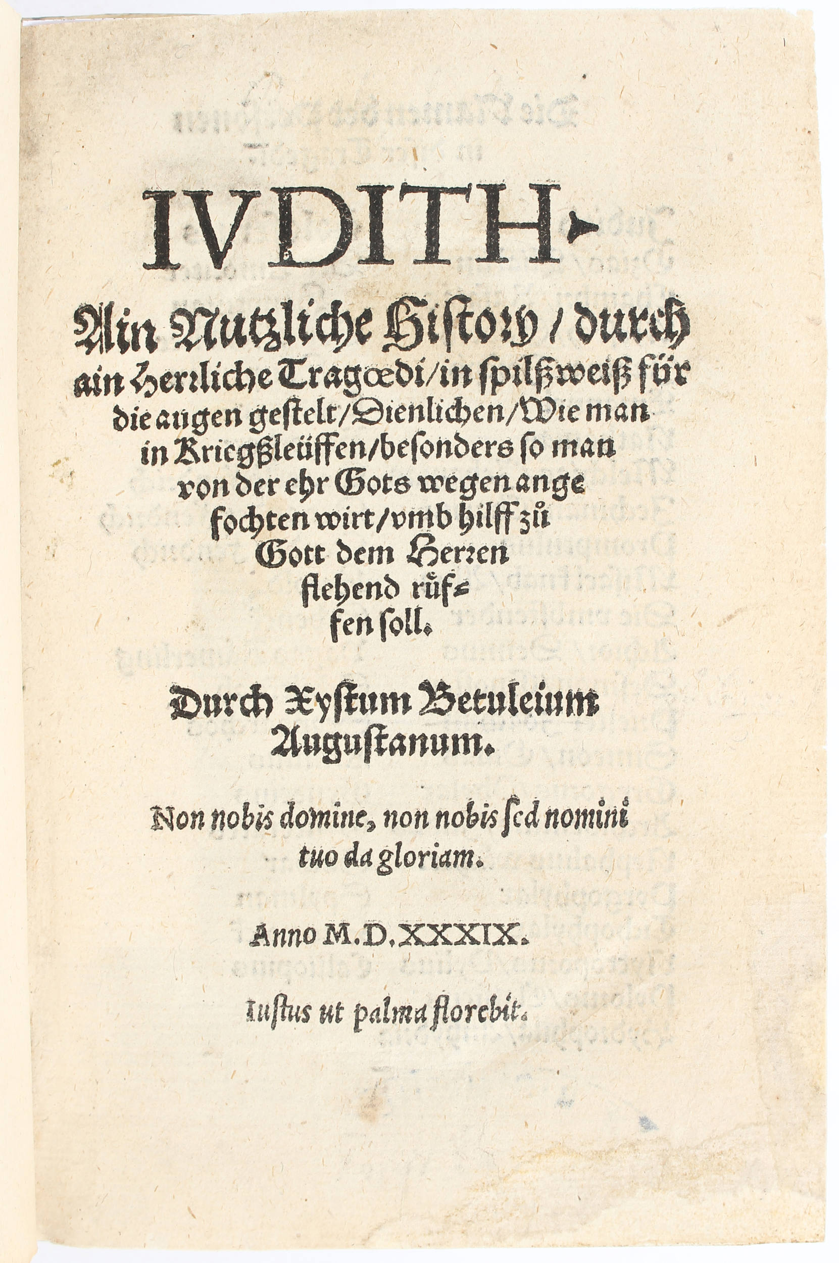 (Birck), Judith ... herrliche Tragoedi