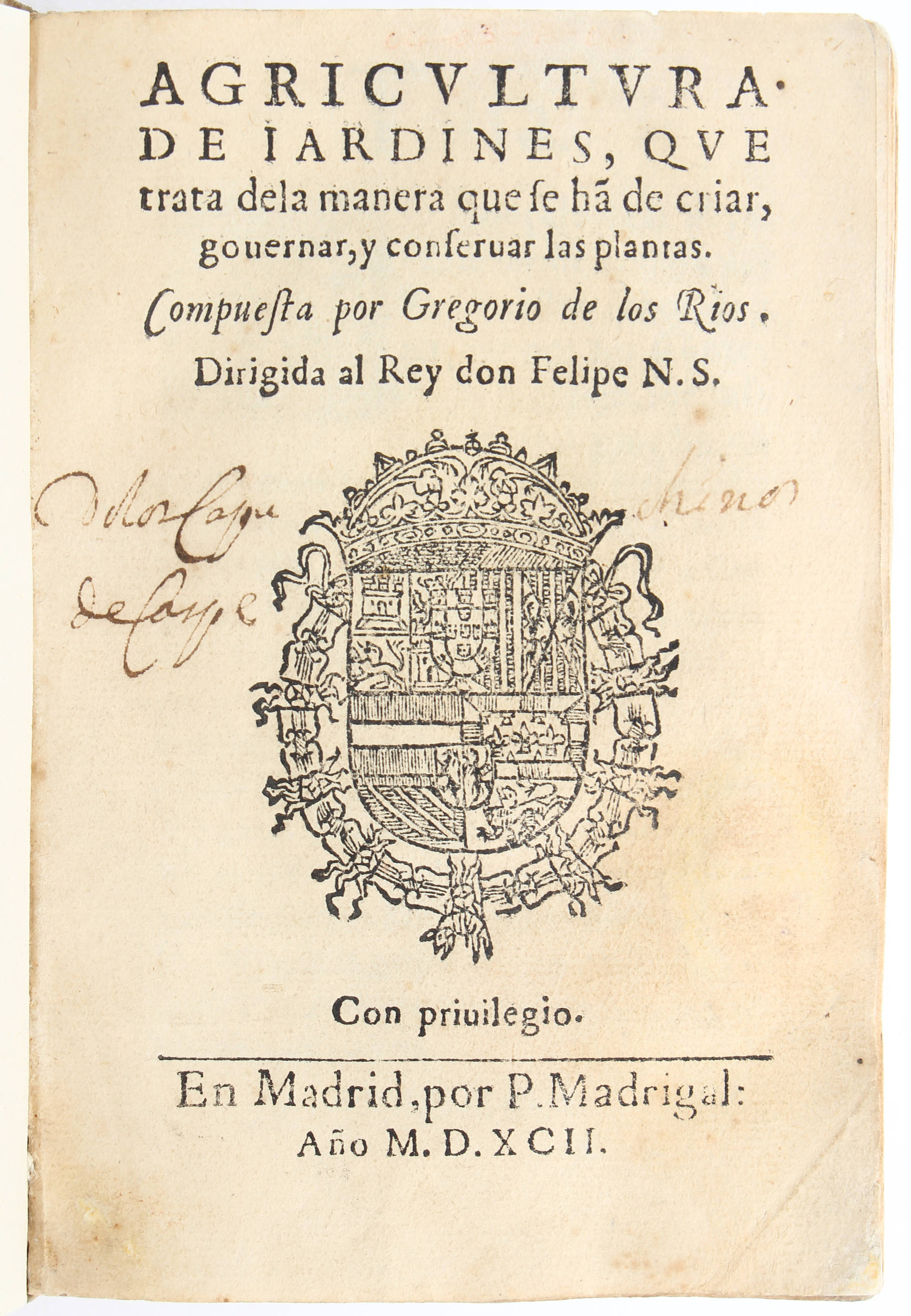 Rios, Agricultura de Iardines
