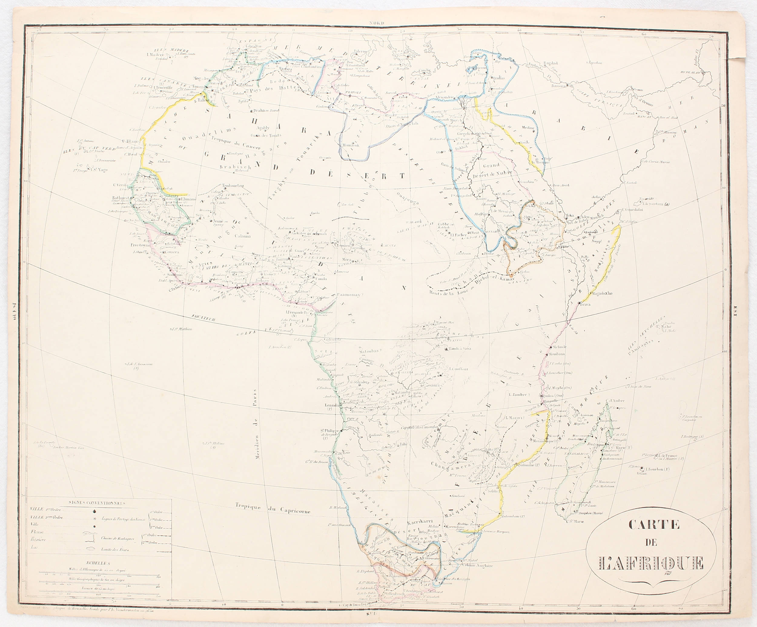 Afrika. Ca. 80 Bll.