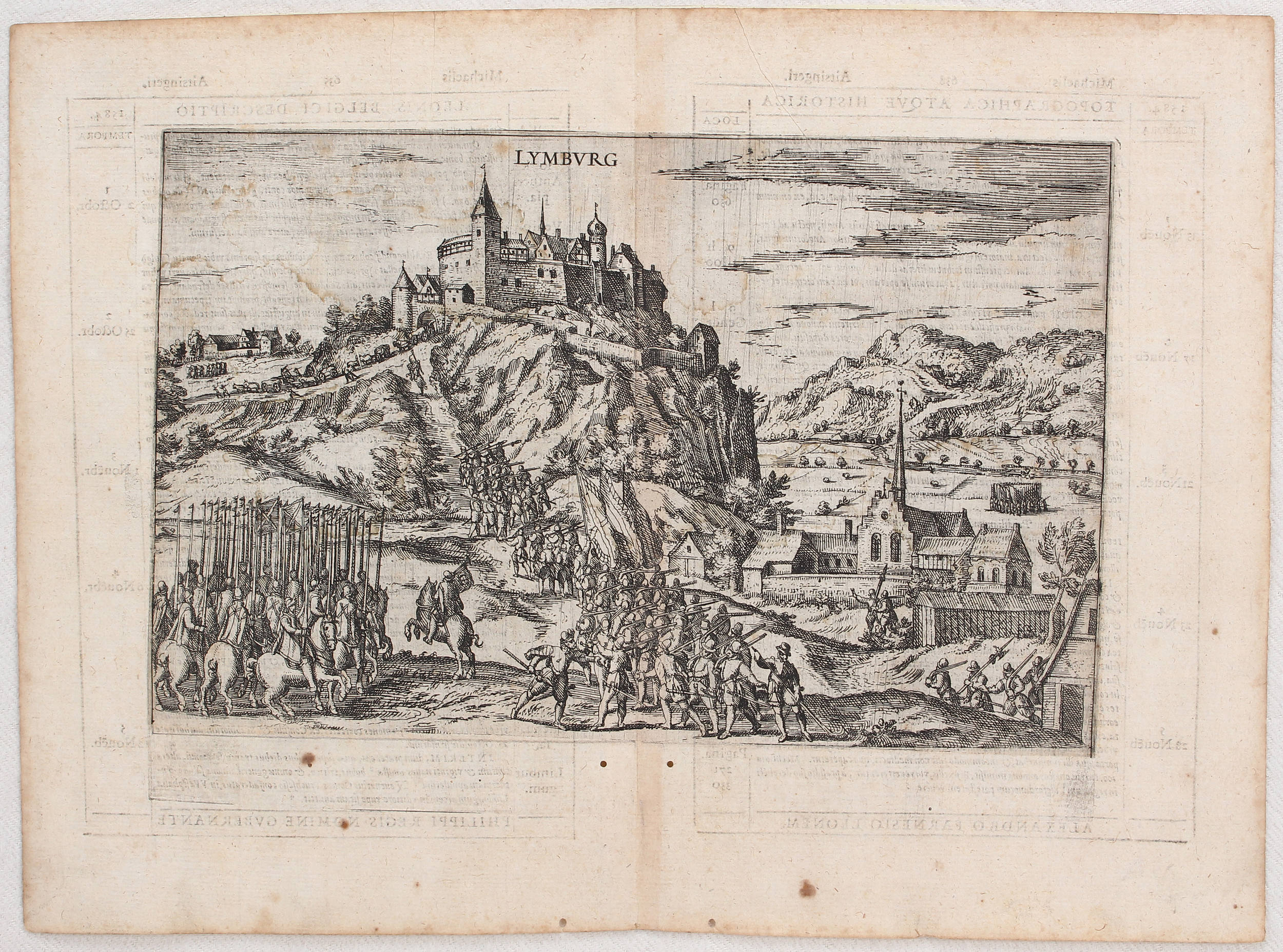 Limburg. Vogelschauans. (J. Blaeu) / 7 Bll.