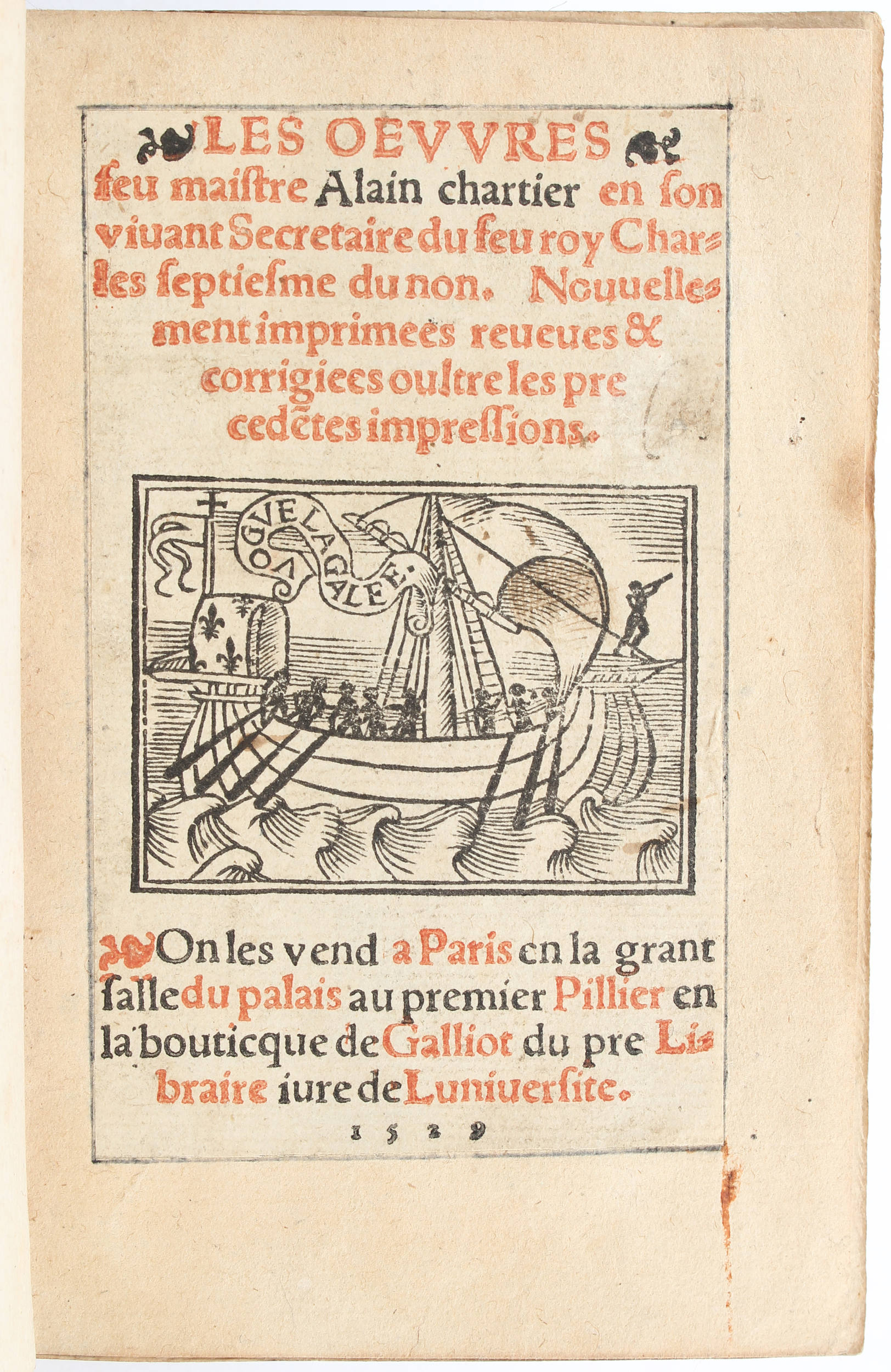 Chartier, Oeuvres