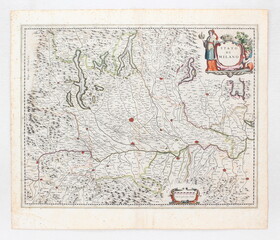 Mailand. (Janssonius) / 2 Bll.