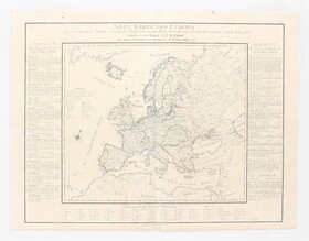Europa, Wirtschaftskarte. Crome-Schraembl