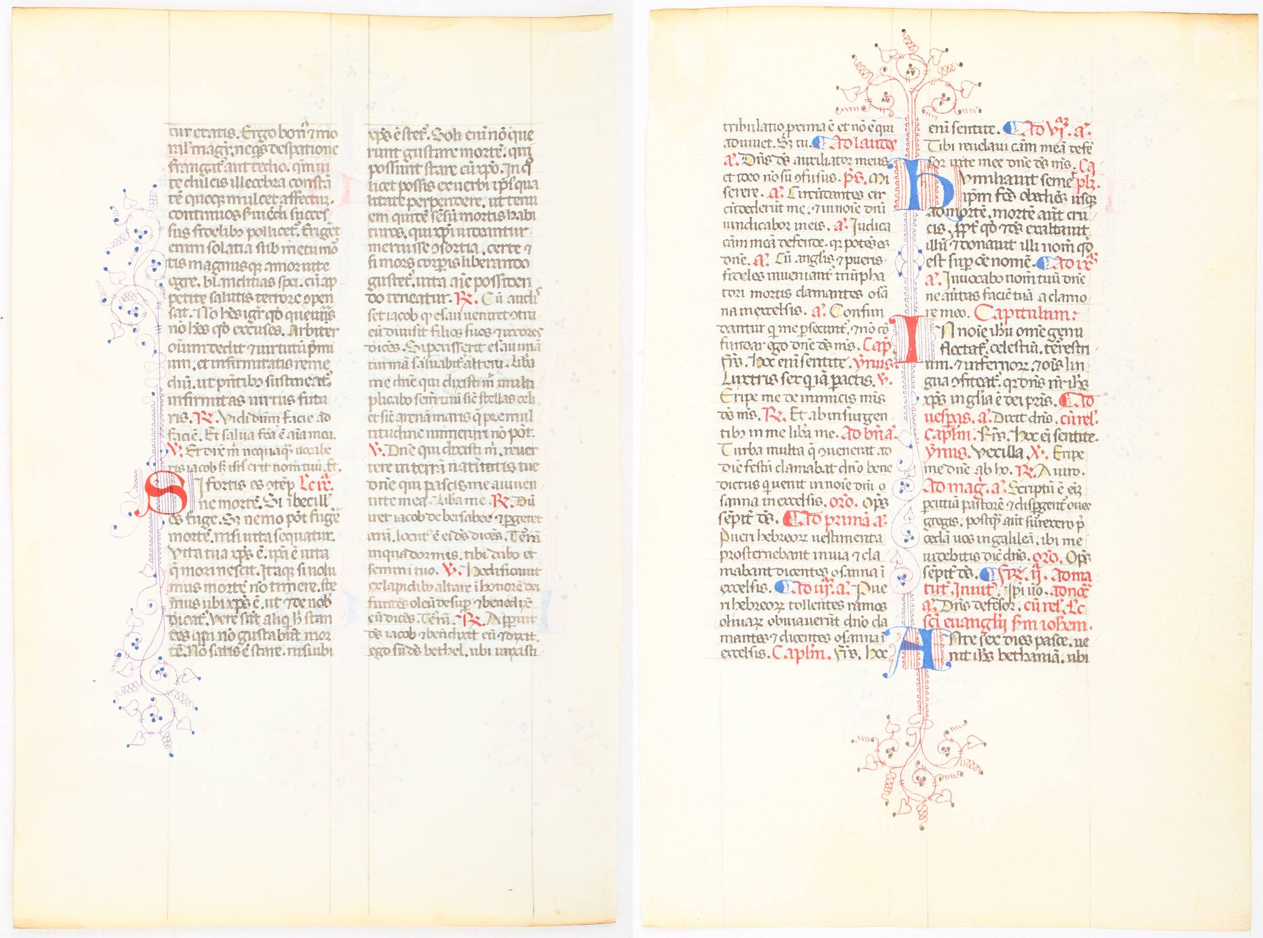 Breviarium Florenz / 2 Bll.