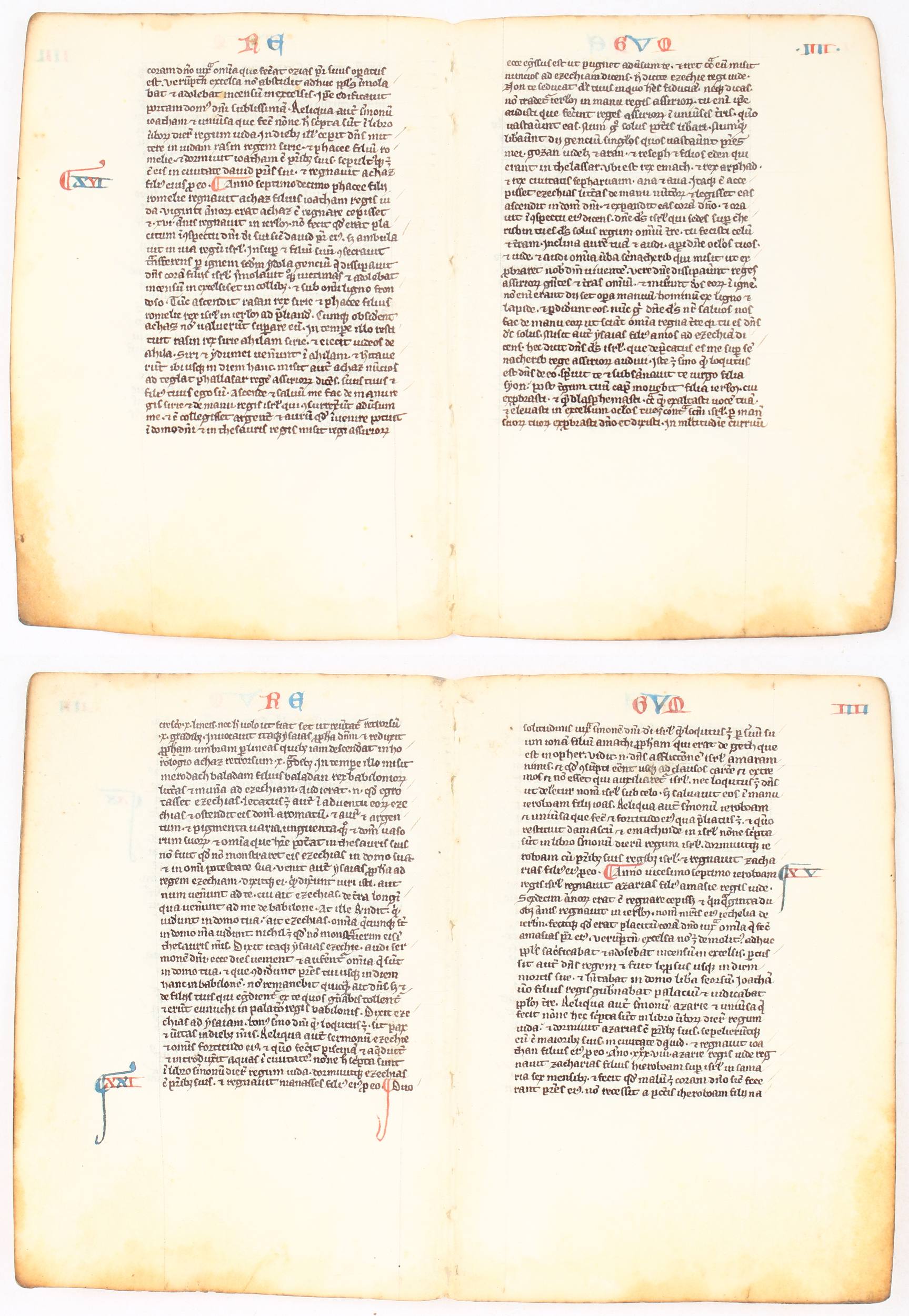 Biblia latina, Könige 2 / 2 Doppelbll.