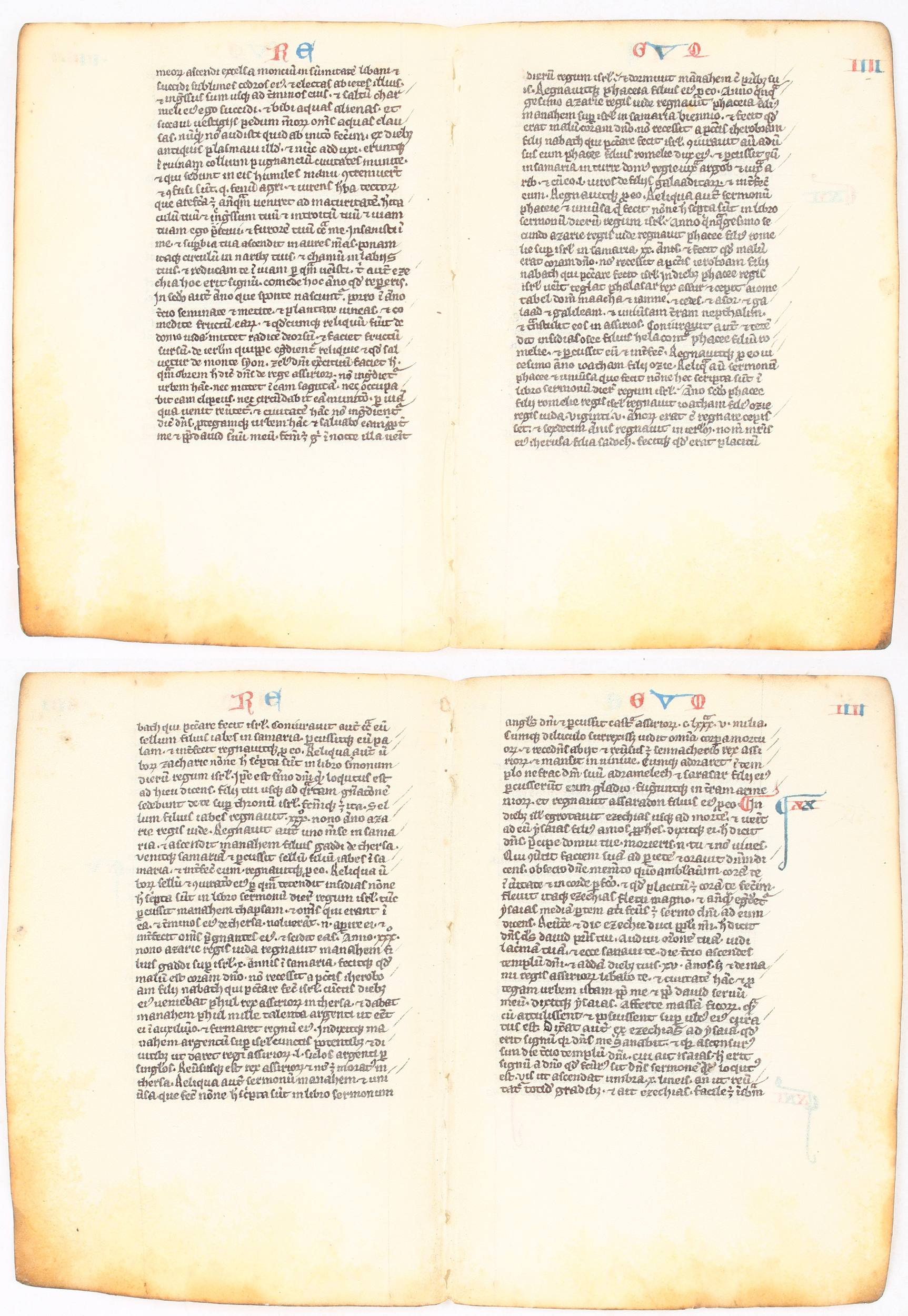 Biblia latina, Könige 2 / 2 Doppelbll.